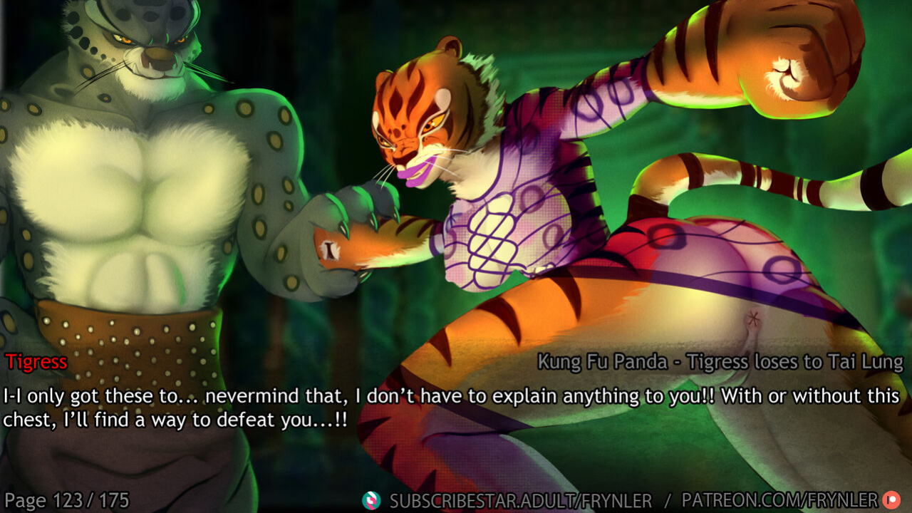 [Frynler] Tigress loses to Tai Lung (Kung Fu Panda)