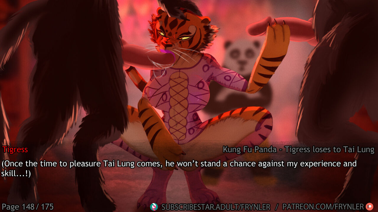 [Frynler] Tigress loses to Tai Lung (Kung Fu Panda)