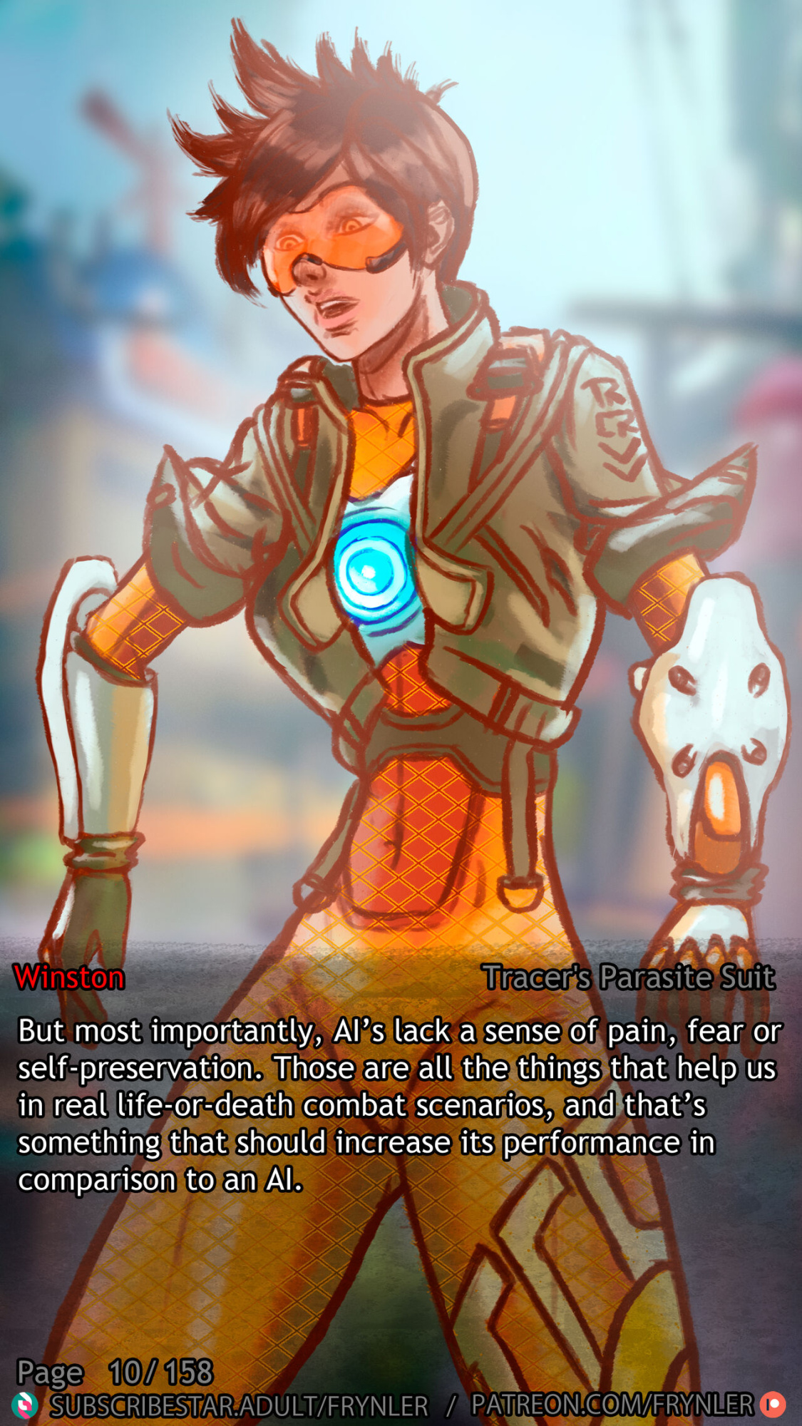 [Frynler] Tracers Parasite Suit (Overwatch)