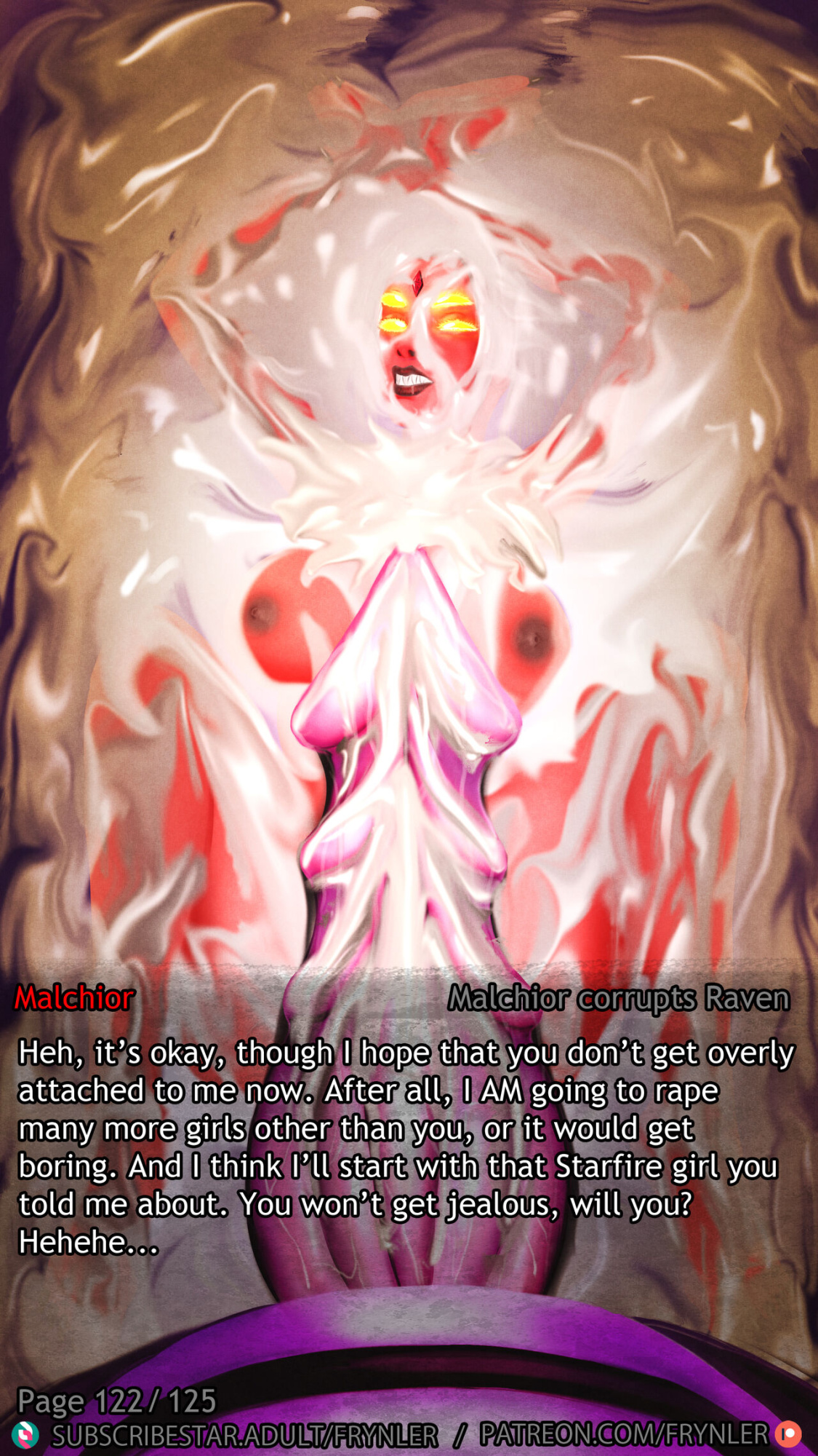 [Frynler] Malchior Corrupts Raven (Teen Titans)