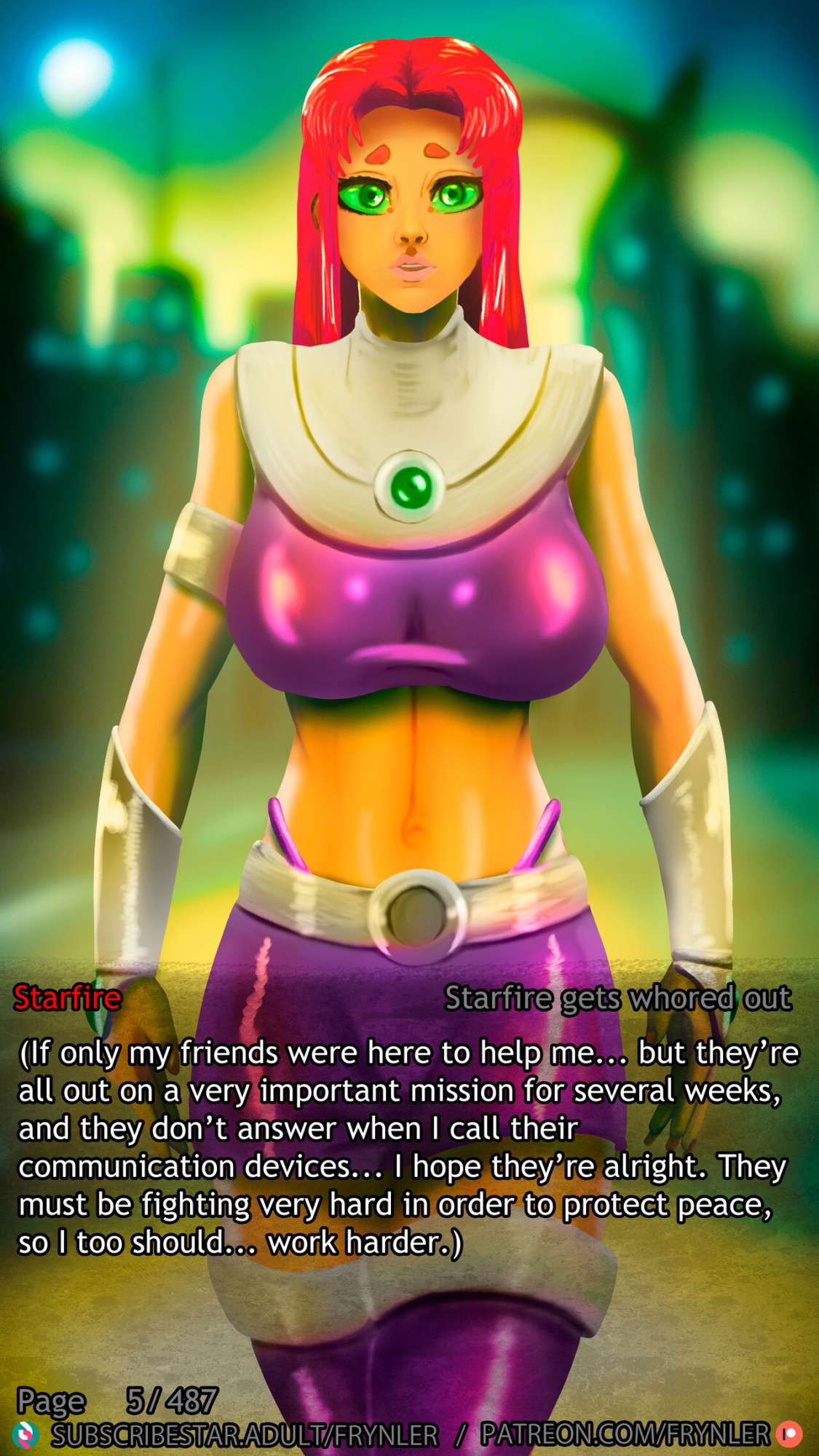[Frynler] Starfire Gets Whored Out (Teen Titans)