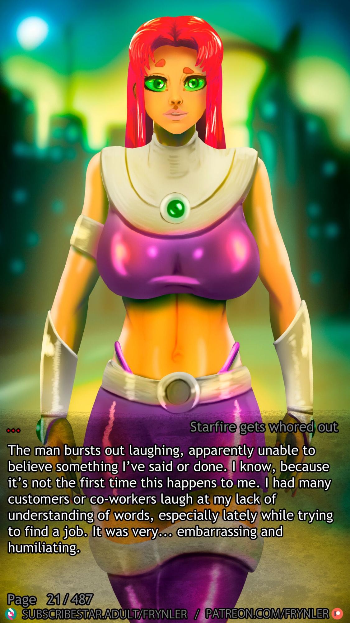 [Frynler] Starfire Gets Whored Out (Teen Titans)