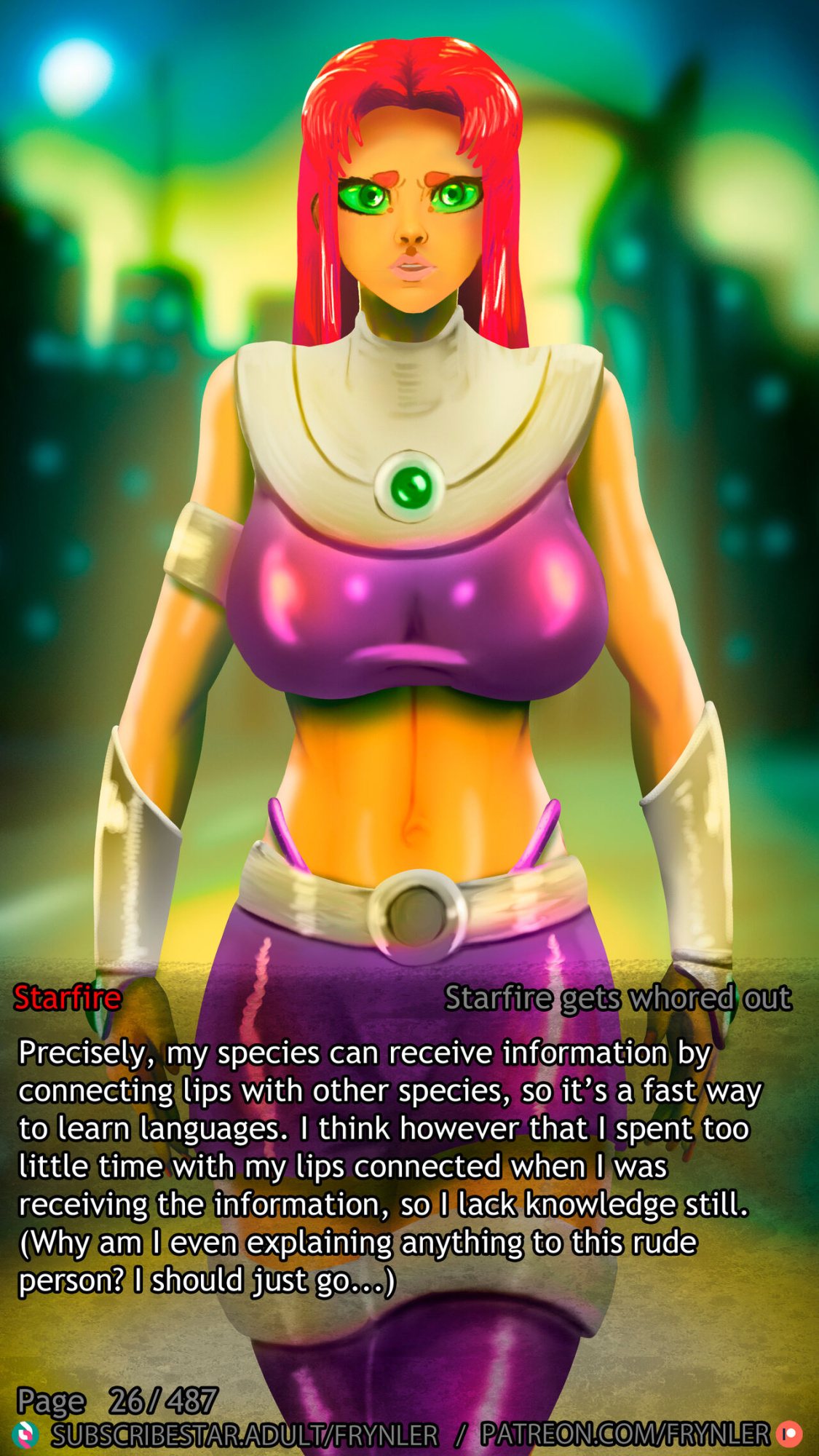 [Frynler] Starfire Gets Whored Out (Teen Titans)