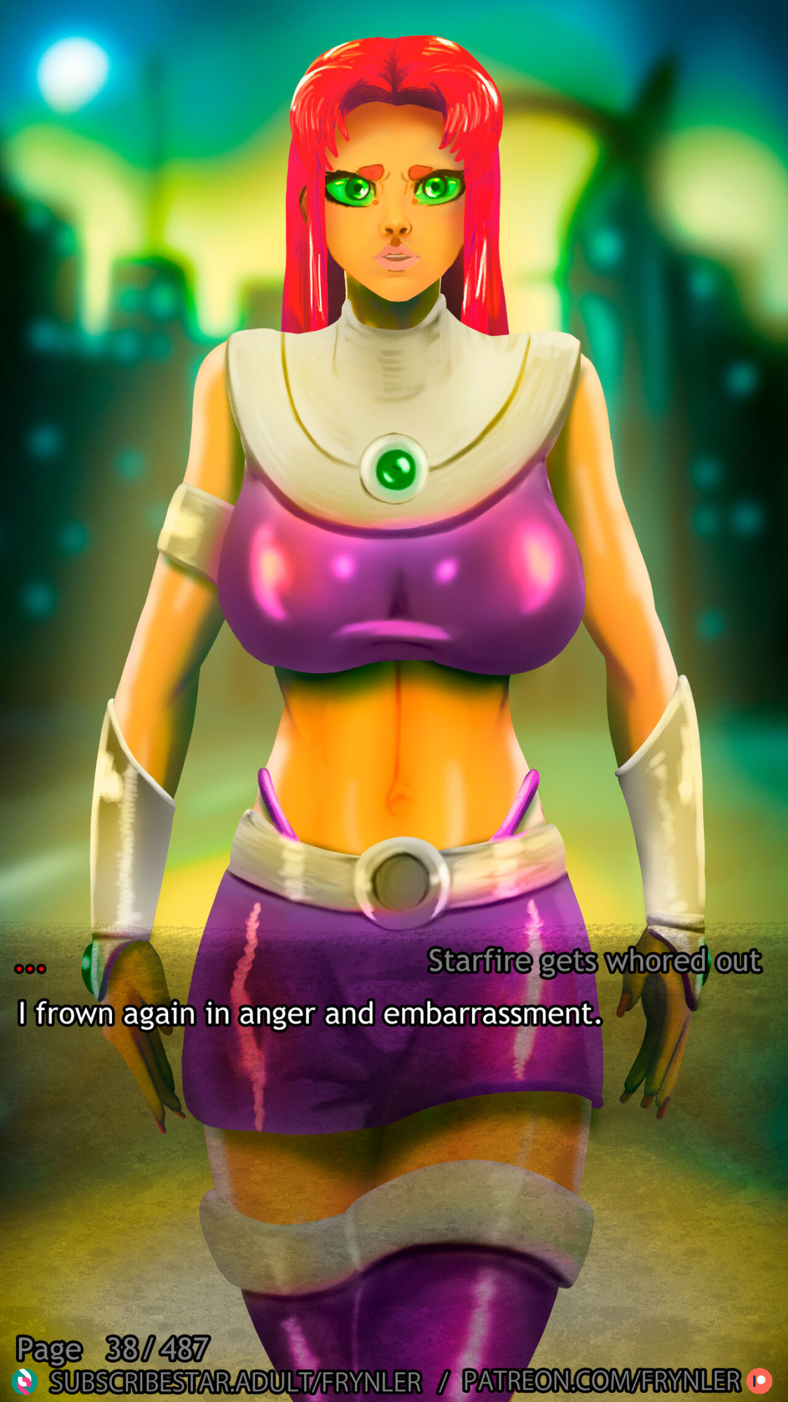 [Frynler] Starfire Gets Whored Out (Teen Titans)
