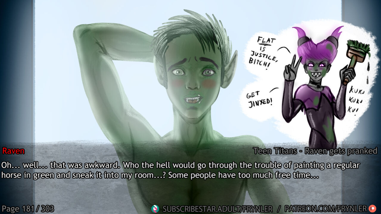 [Frynler] Raven Gets Pranked (Teen Titans)