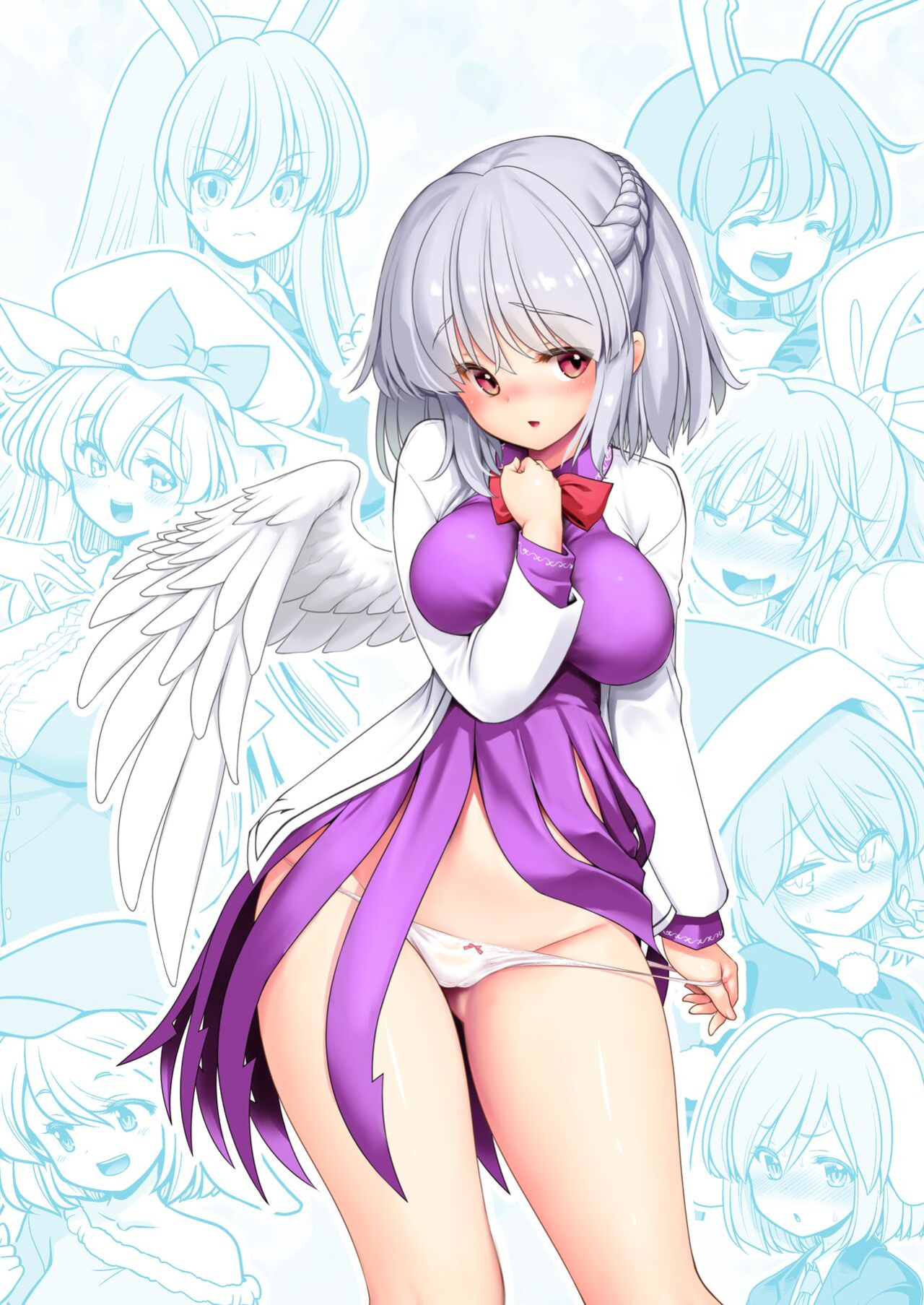 [Yosutebito na Mangakaki (Tomoki Tomonori)] Nureru Tsuki no Miyako Kanzenban (Touhou Project)