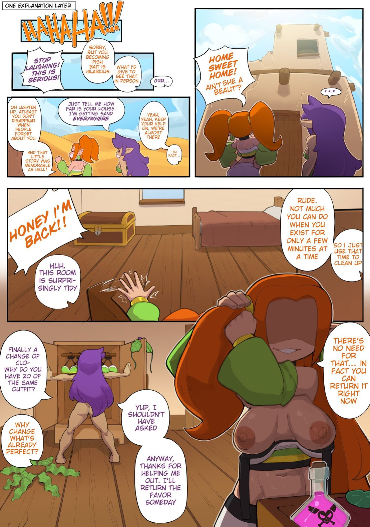 [NudieDoodles] Shantae : Trouble in Tassel Town