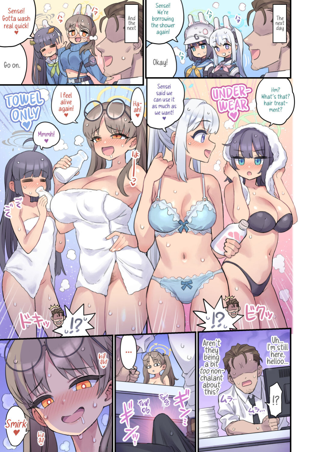 [Mimoneland (Mimonel)] Seito to Issen Koechau Hon RABBIT Shoutai Hen | Crossing the Line With My Students - RABBIT Squad Edition (Blue Archive) [Shiromaru]