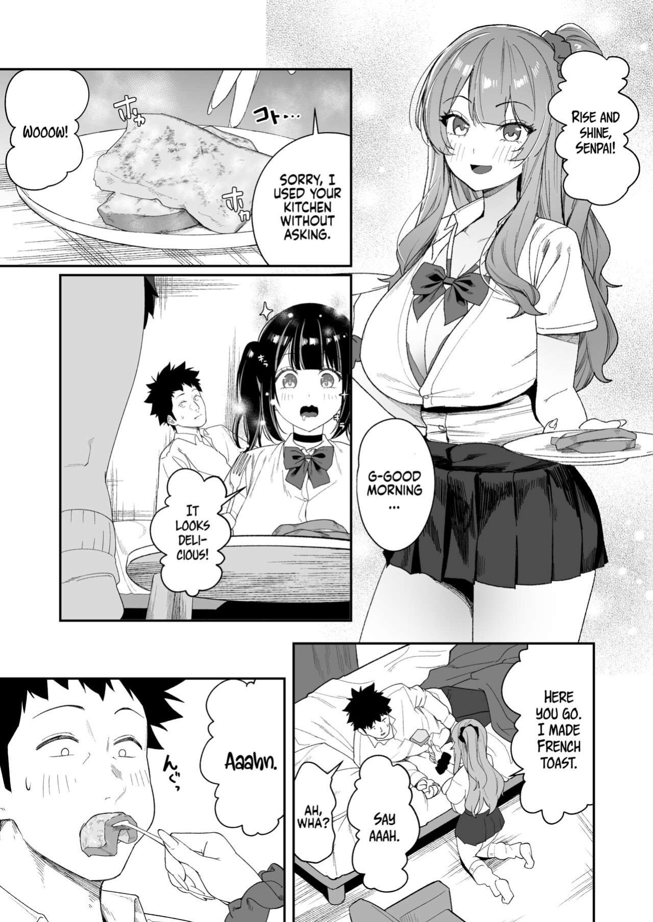 [Ebizoridan (Shien)] Senpai, Kyou Tomatte mo Ii yo ne? | Can we stay at your place tonight Senpai? [Coffedrug]