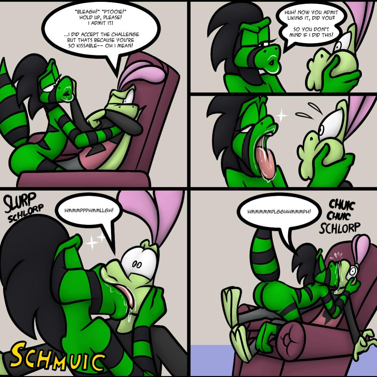 [JAMEArts & Skunkdude13] Kissing Challenge