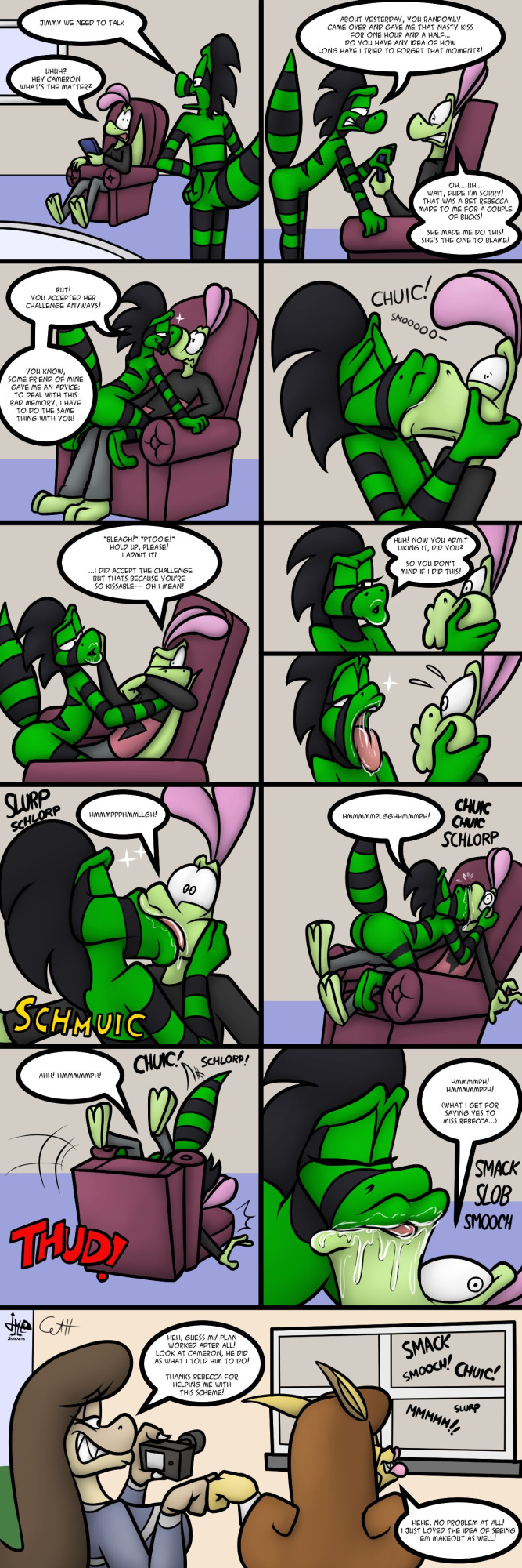 [JAMEArts & Skunkdude13] Kissing Challenge