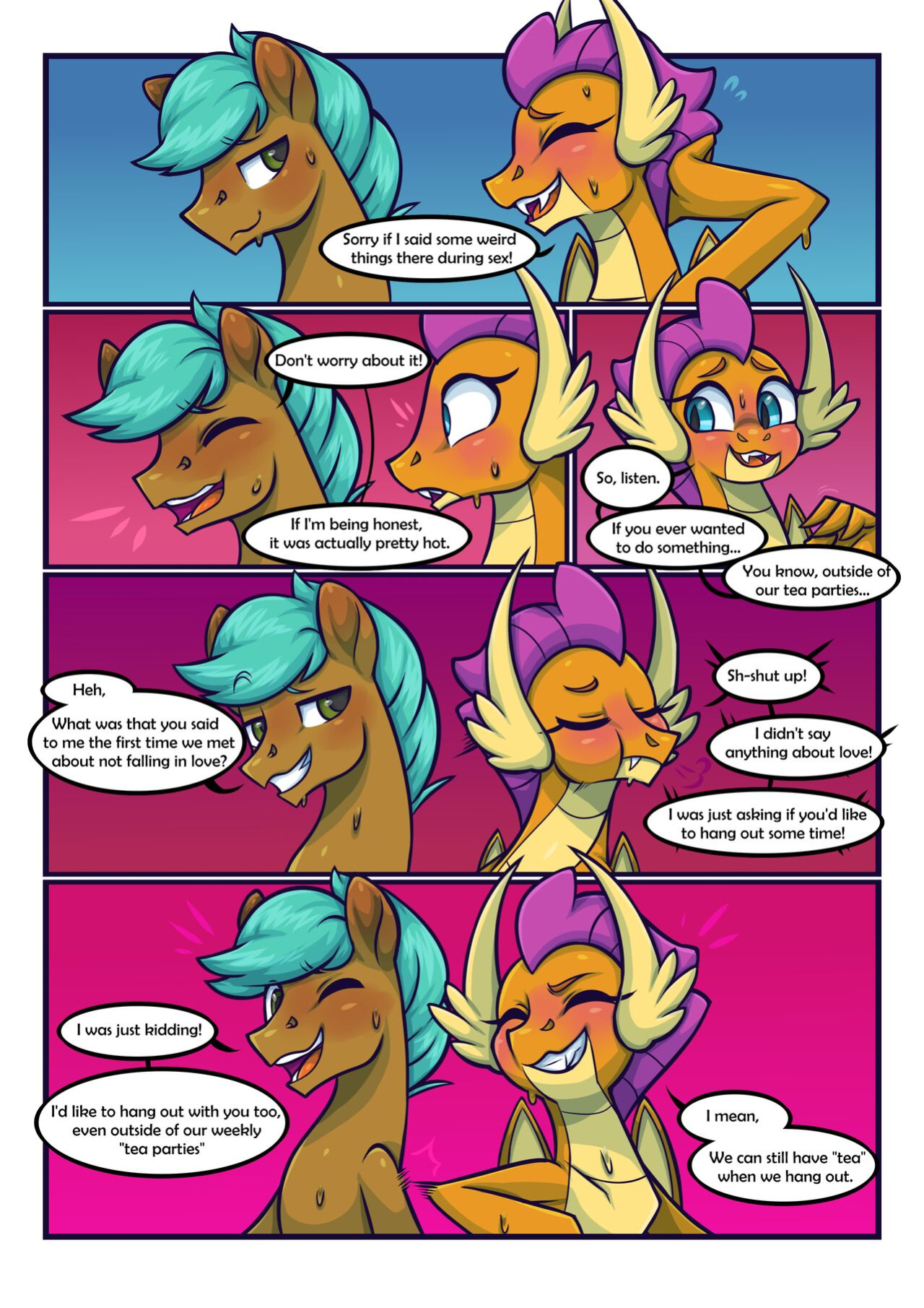 [Moonseeker (SketchySkylar)] Smolder x OC Comic #2