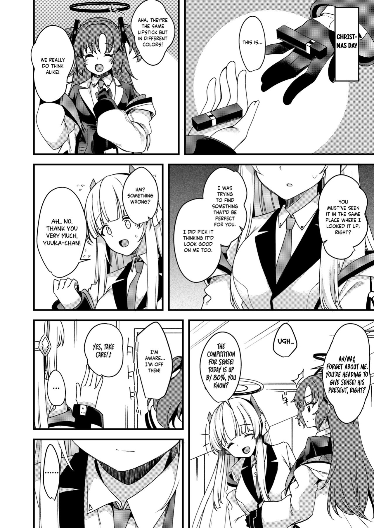 [Ryuukakusan Nodoame (Gokubutsu Mayuge)] Sensei Iippai Ojikan Itadaichaimasu ne | Sensei, may I take a lot of your time? (Blue Archive) [Tea Party Scans]