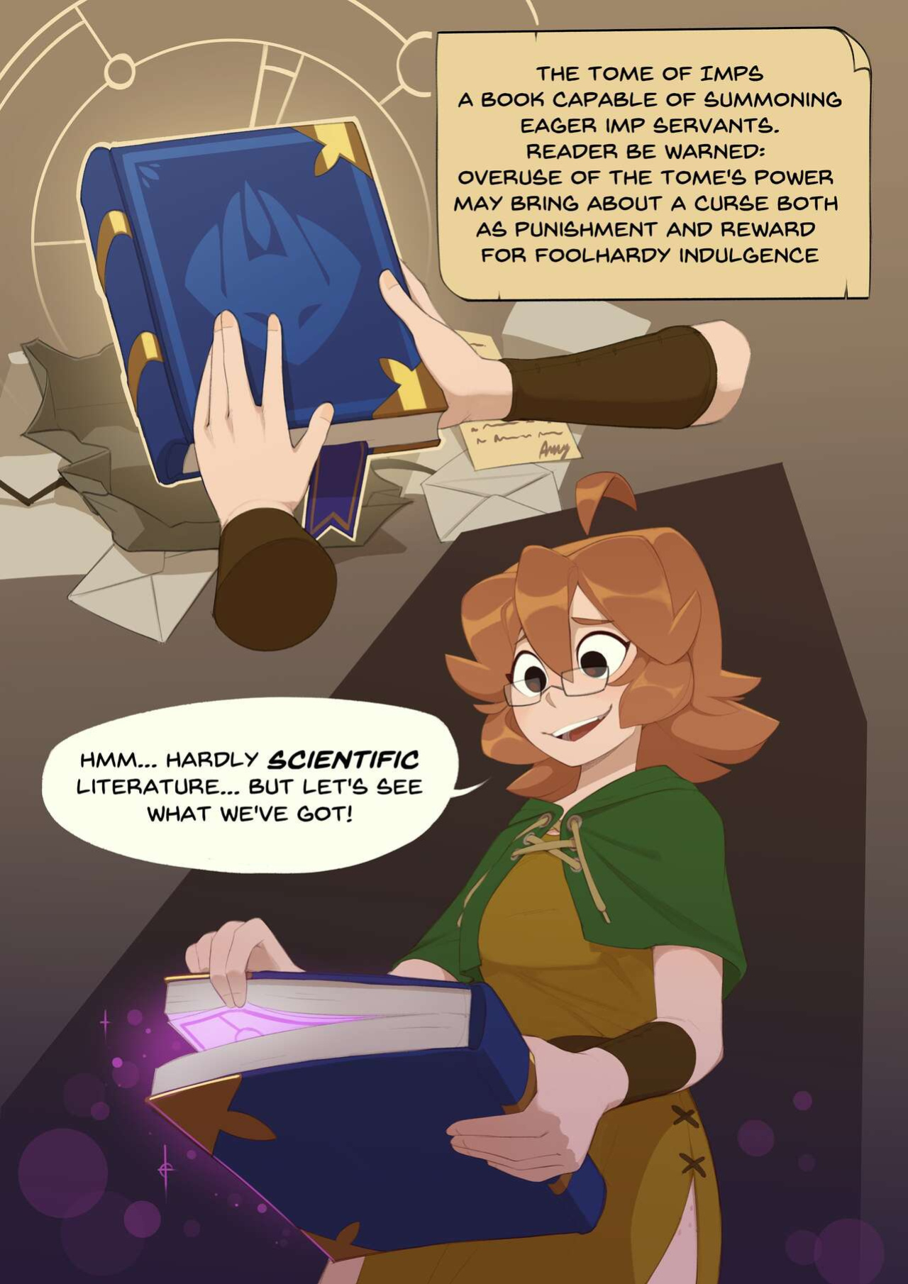 [HuffsLove, Spicymancer] Monster Researcher Eclair and the Book of Imps!