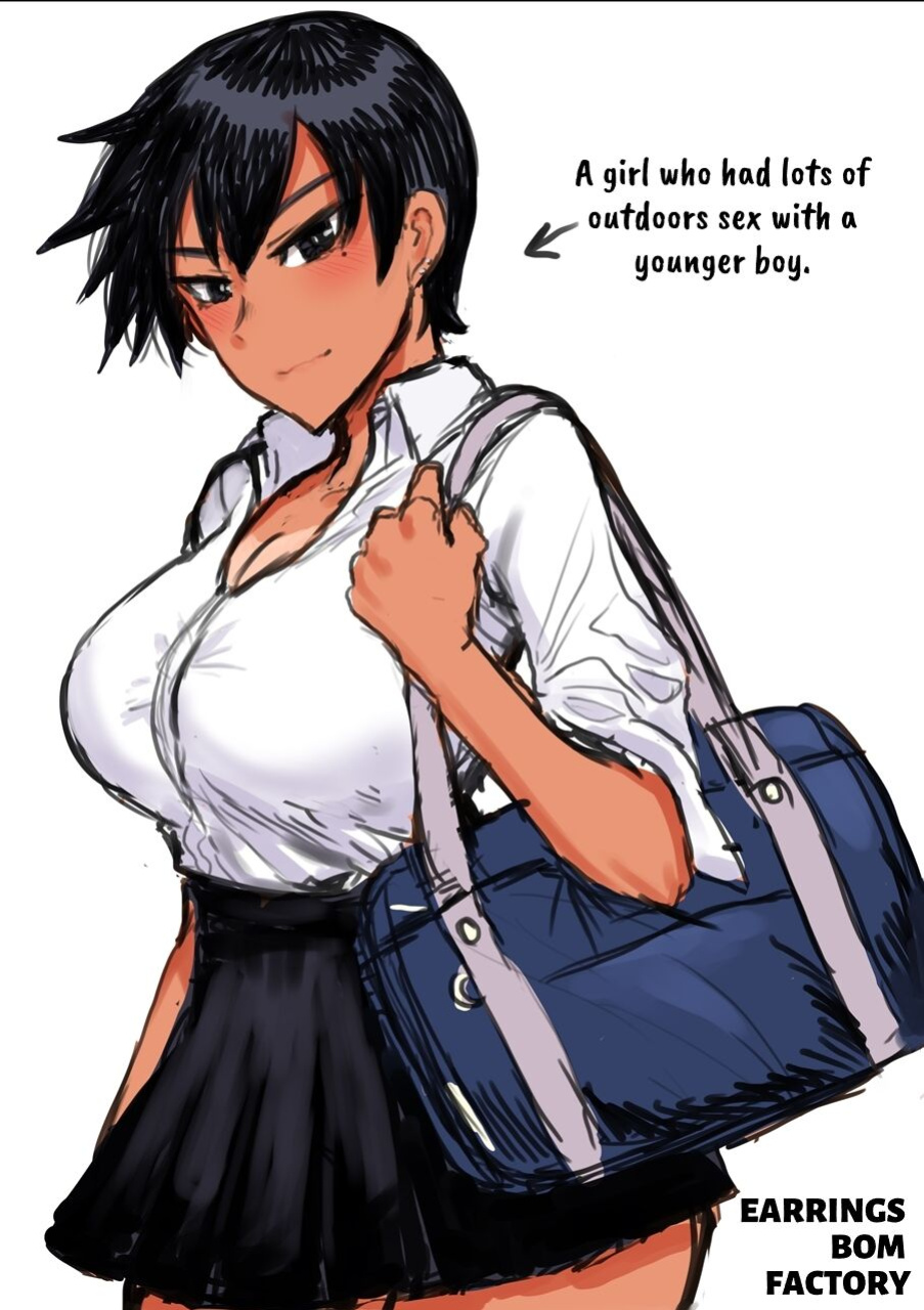 [EARRINGS BOM FACTORY (ICHIGAIN)] Hiyake de Kanojyo - My lover with tanned skin. | Big Tanned Girlfriend [ApricotJam]