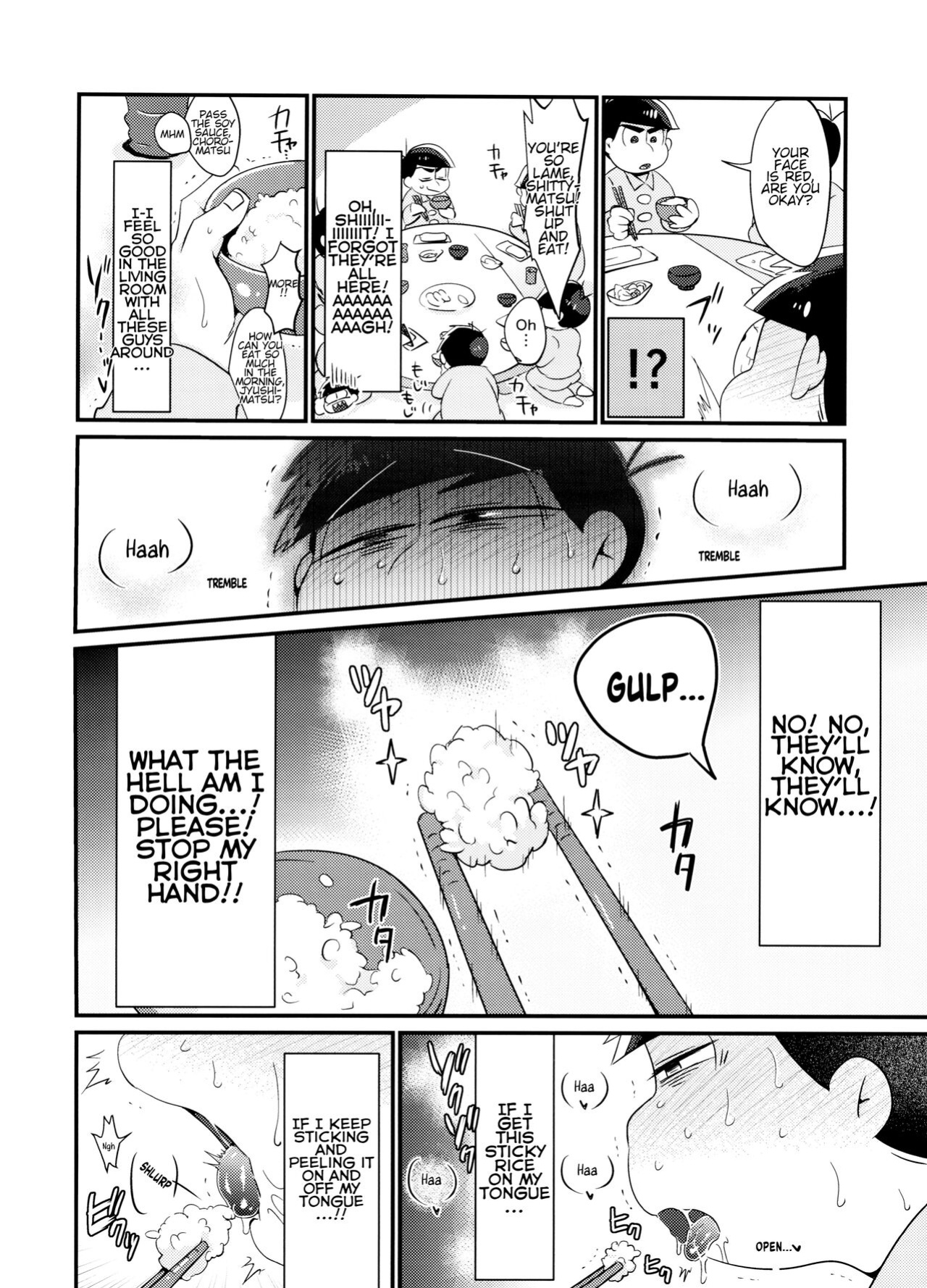 (Kahou wa Nete Matsu 20) [Nima Nima Hompo (Tokiwa)] My Tongue Has Been Weird Lately!! (Osomatsu-san)