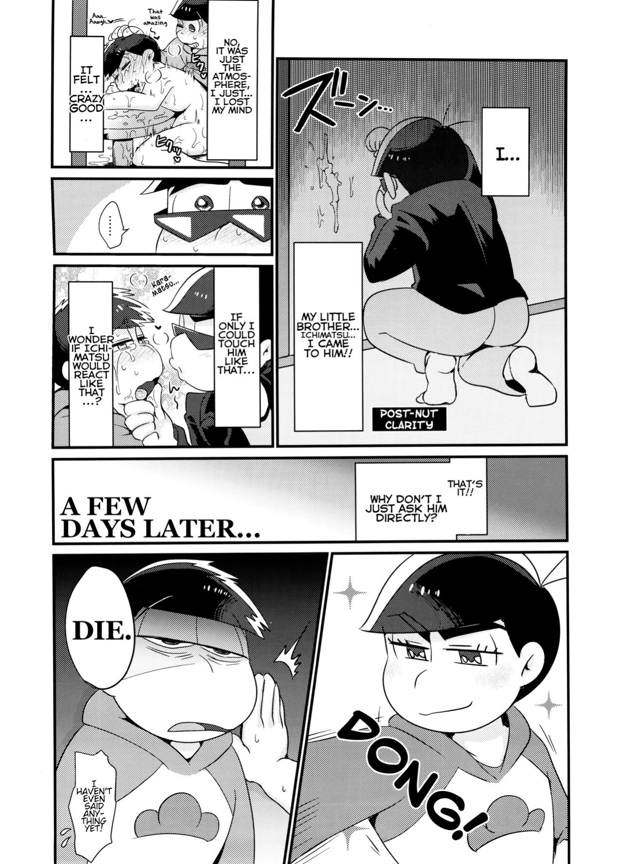 (Kahou wa Nete Matsu 20) [Nima Nima Hompo (Tokiwa)] My Tongue Has Been Weird Lately!! (Osomatsu-san)