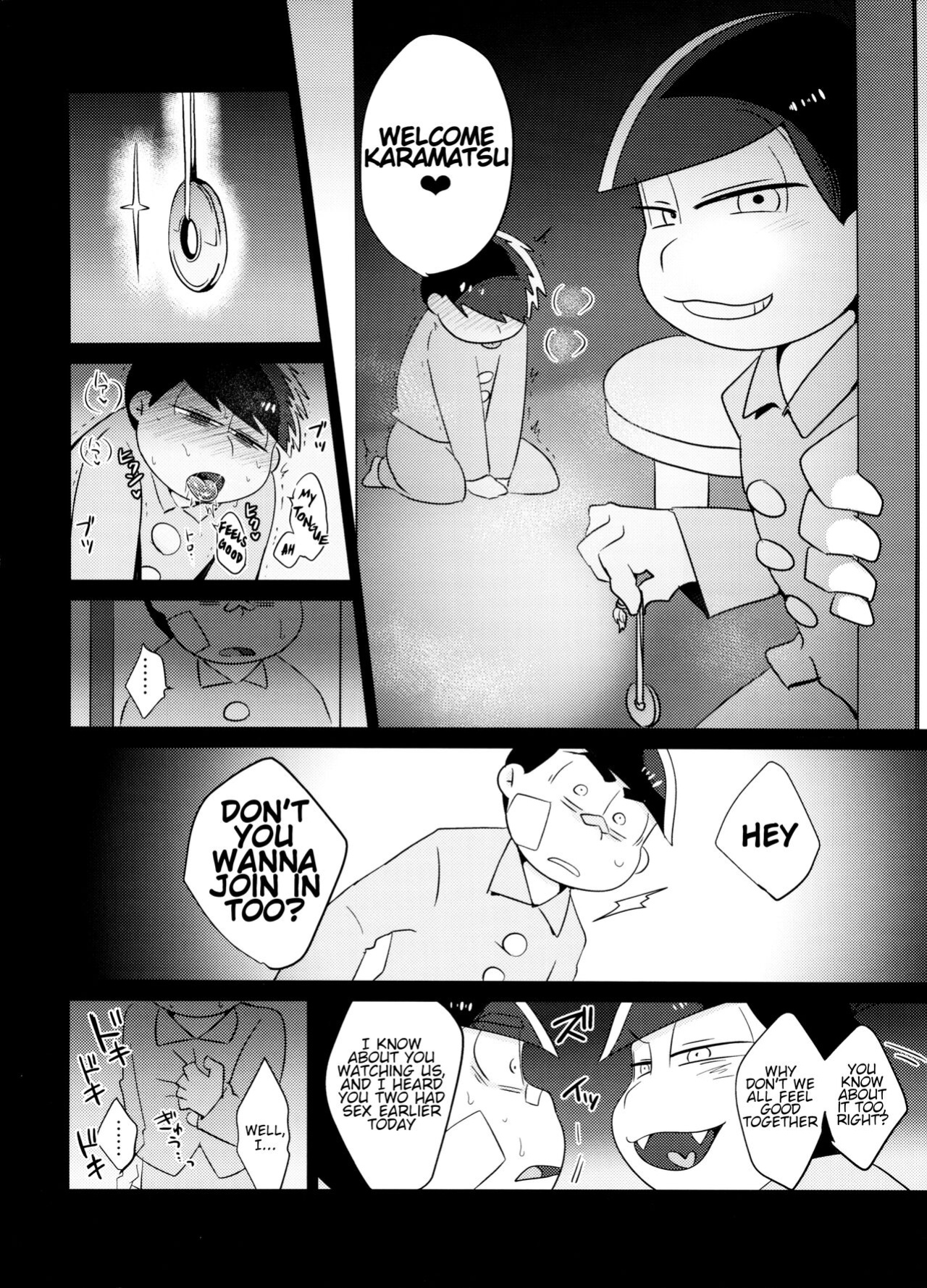 (Kahou wa Nete Matsu 20) [Nima Nima Hompo (Tokiwa)] My Tongue Has Been Weird Lately!! (Osomatsu-san)