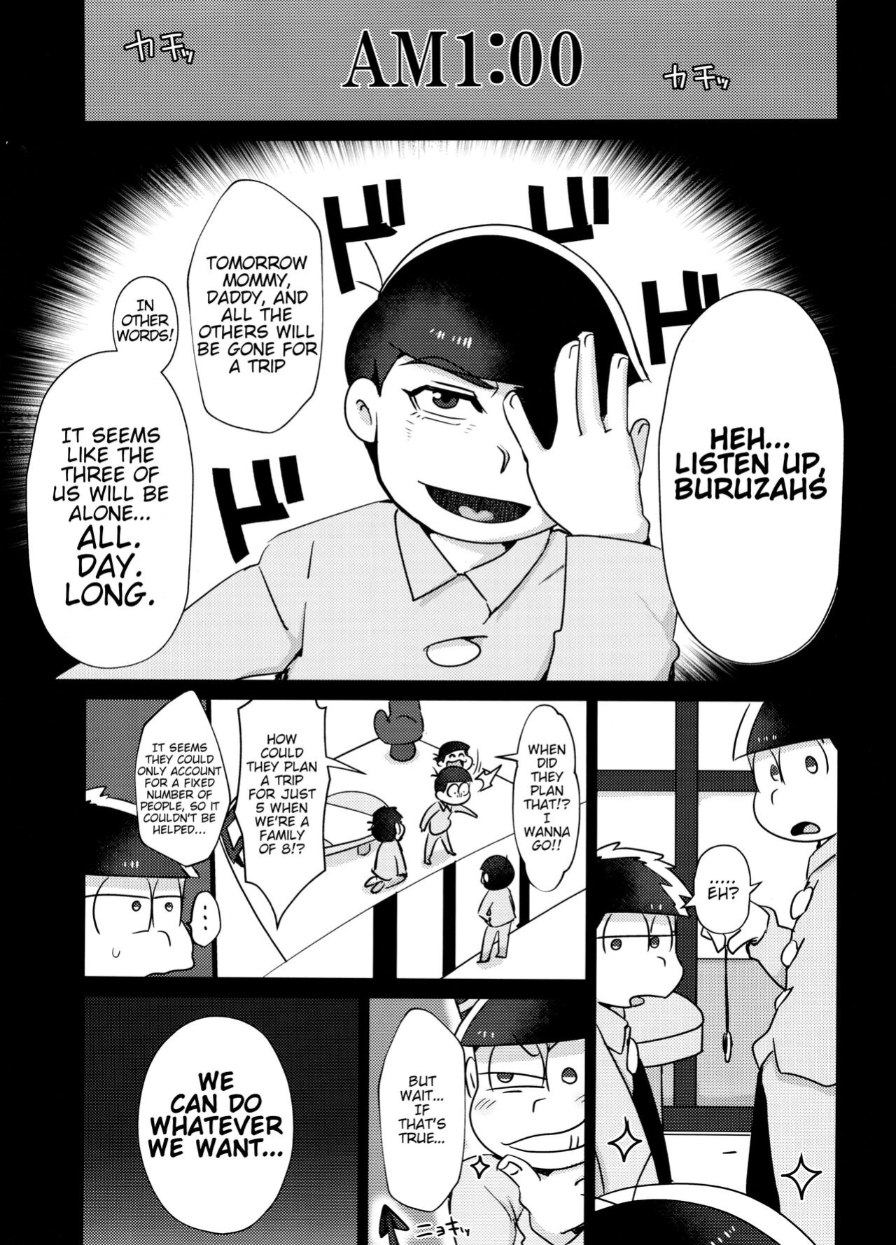 (Kahou wa Nete Matsu 20) [Nima Nima Hompo (Tokiwa)] My Tongue Has Been Weird Lately ~ 24 hours of explosive threesome sex!! (Osomatsu-san)