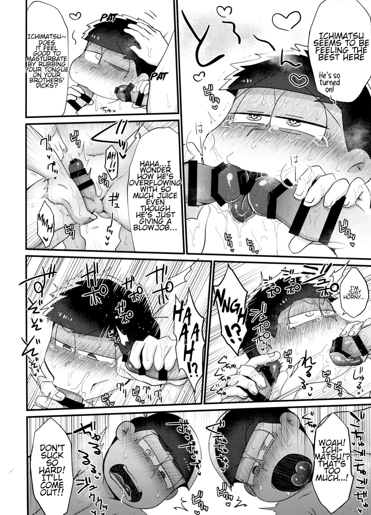 (Kahou wa Nete Matsu 20) [Nima Nima Hompo (Tokiwa)] My Tongue Has Been Weird Lately ~ 24 hours of explosive threesome sex!! (Osomatsu-san)