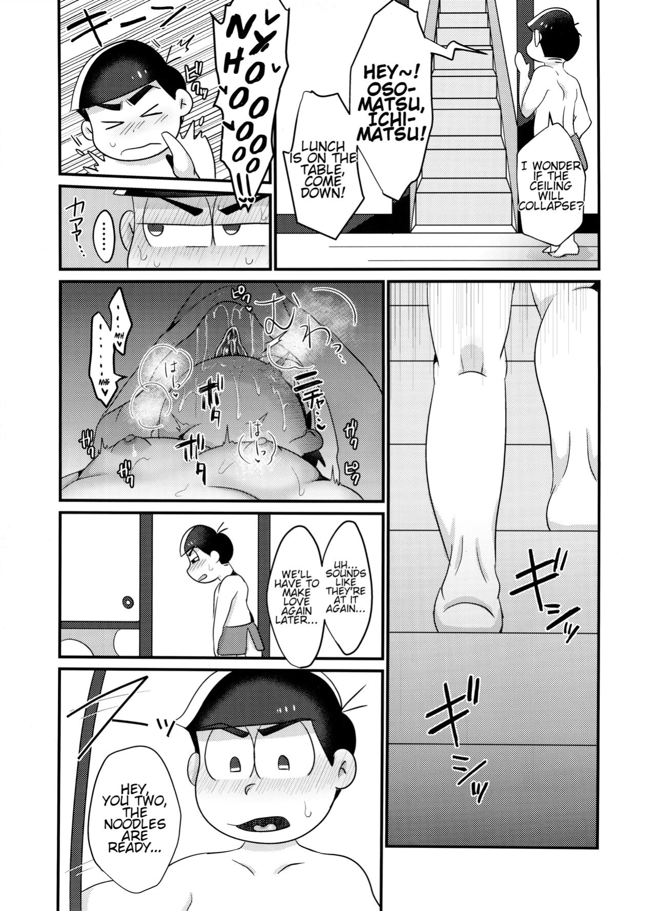 (Kahou wa Nete Matsu 20) [Nima Nima Hompo (Tokiwa)] My Tongue Has Been Weird Lately ~ 24 hours of explosive threesome sex!! (Osomatsu-san)