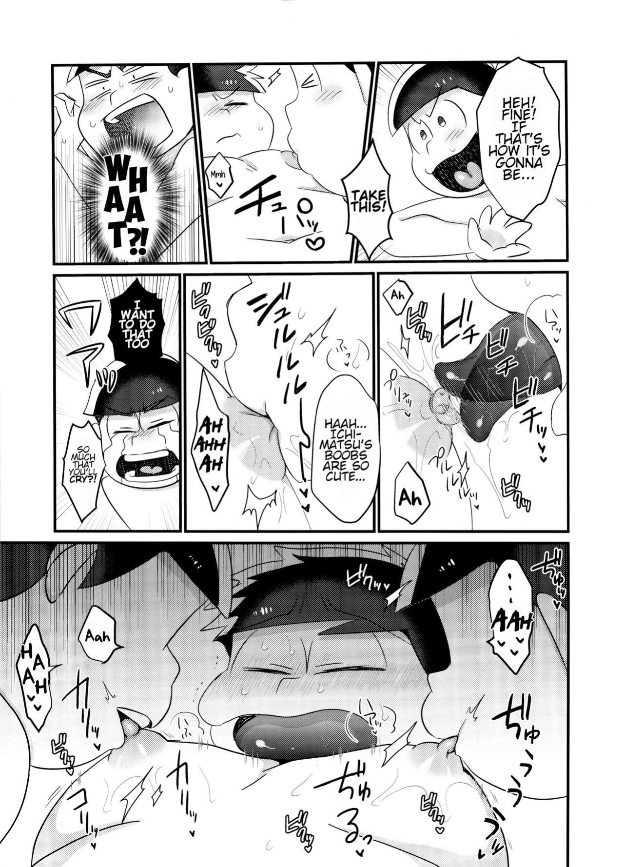 (Kahou wa Nete Matsu 20) [Nima Nima Hompo (Tokiwa)] My Tongue Has Been Weird Lately ~ 24 hours of explosive threesome sex!! (Osomatsu-san)