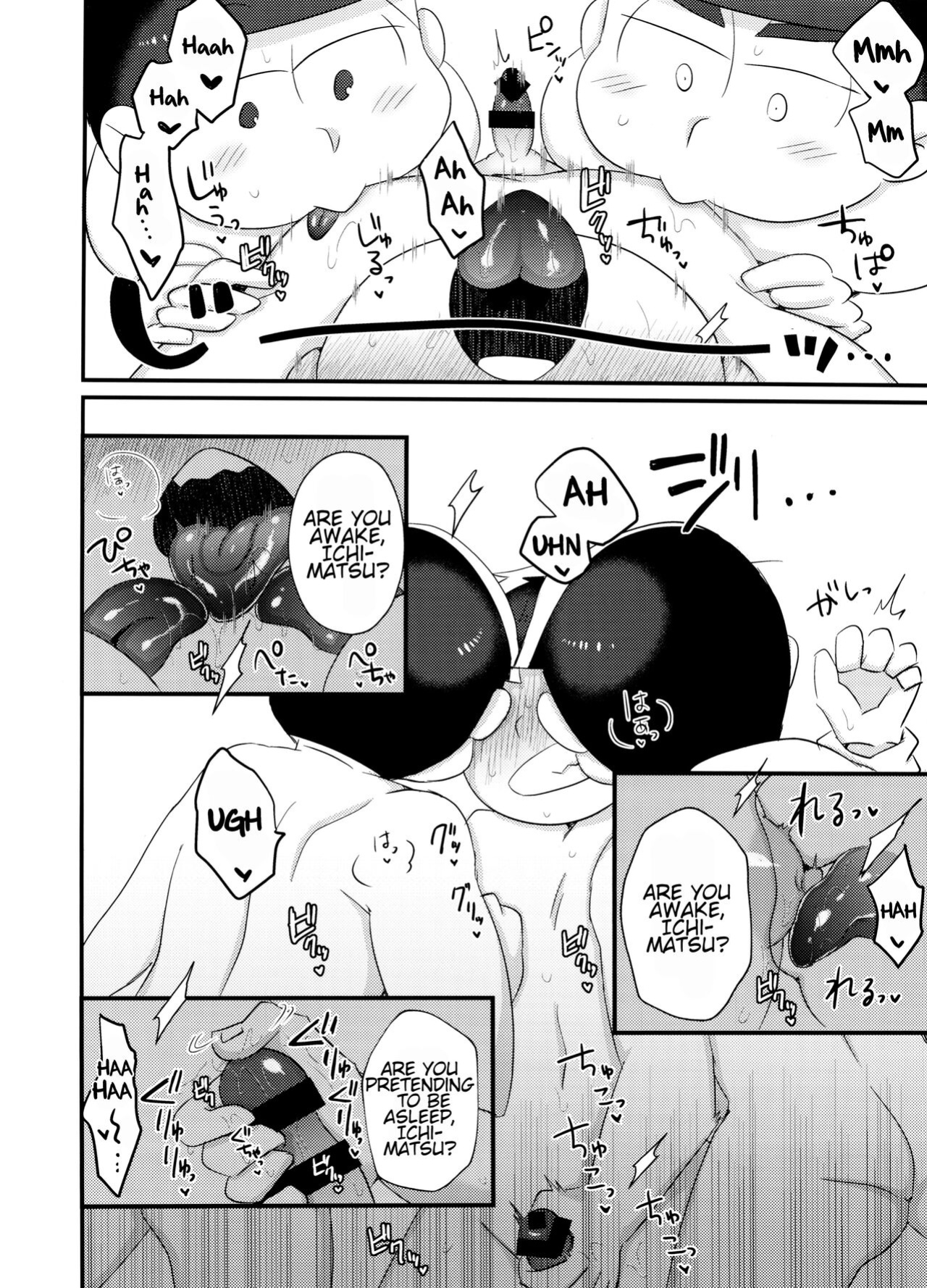 (Kahou wa Nete Matsu 20) [Nima Nima Hompo (Tokiwa)] My Tongue Has Been Weird Lately ~ 24 hours of explosive threesome sex!! (Osomatsu-san)