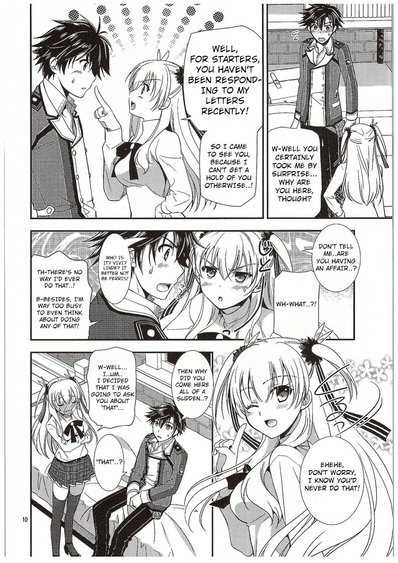 (COMIC1☆10) [C.A.T (Morisaki Kurumi)] Futari no HI・MI・TU (The Legend of Heroes: Sen no Kiseki)