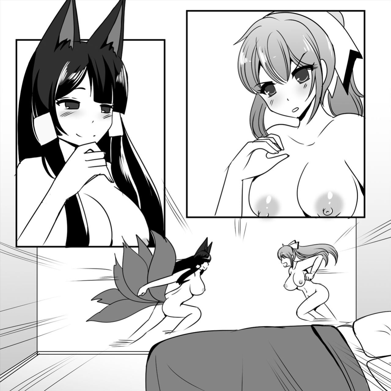 [SaintxTail] Akagi and Mikoto Pregnant Futa