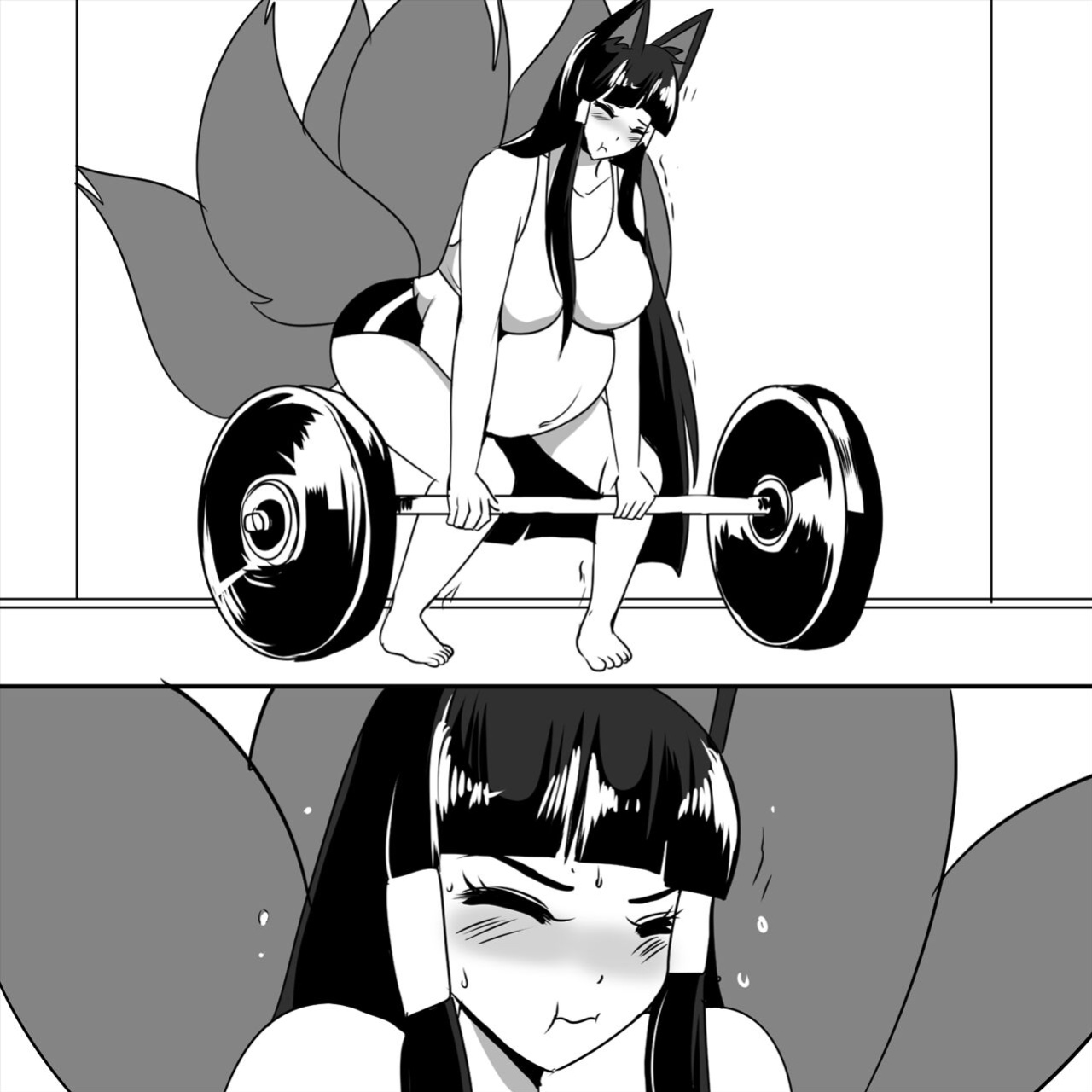 [SaintxTail] Akagi and Mikoto Pregnant Futa