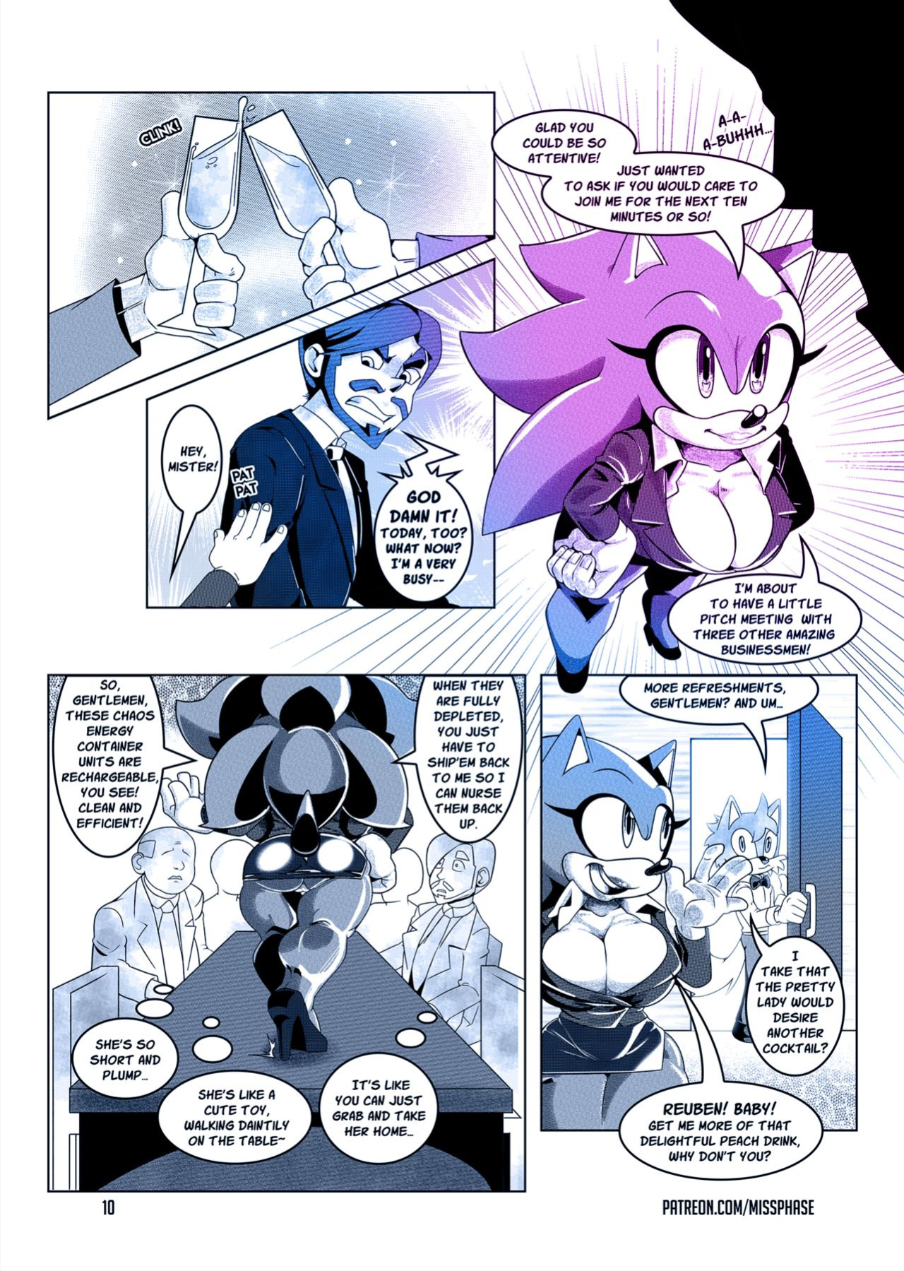 [Miss Phase] Chief Operative Whore #1-5 (Sonic The Hedgehog)