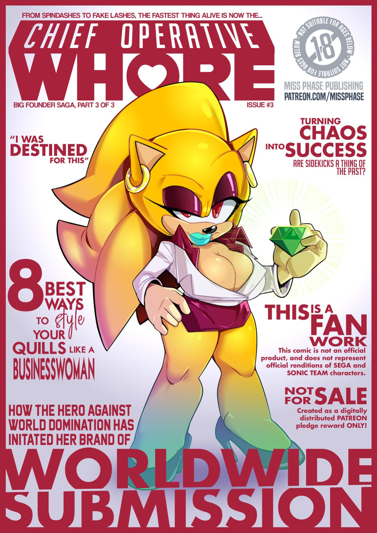 [Miss Phase] Chief Operative Whore #1-5 (Sonic The Hedgehog)