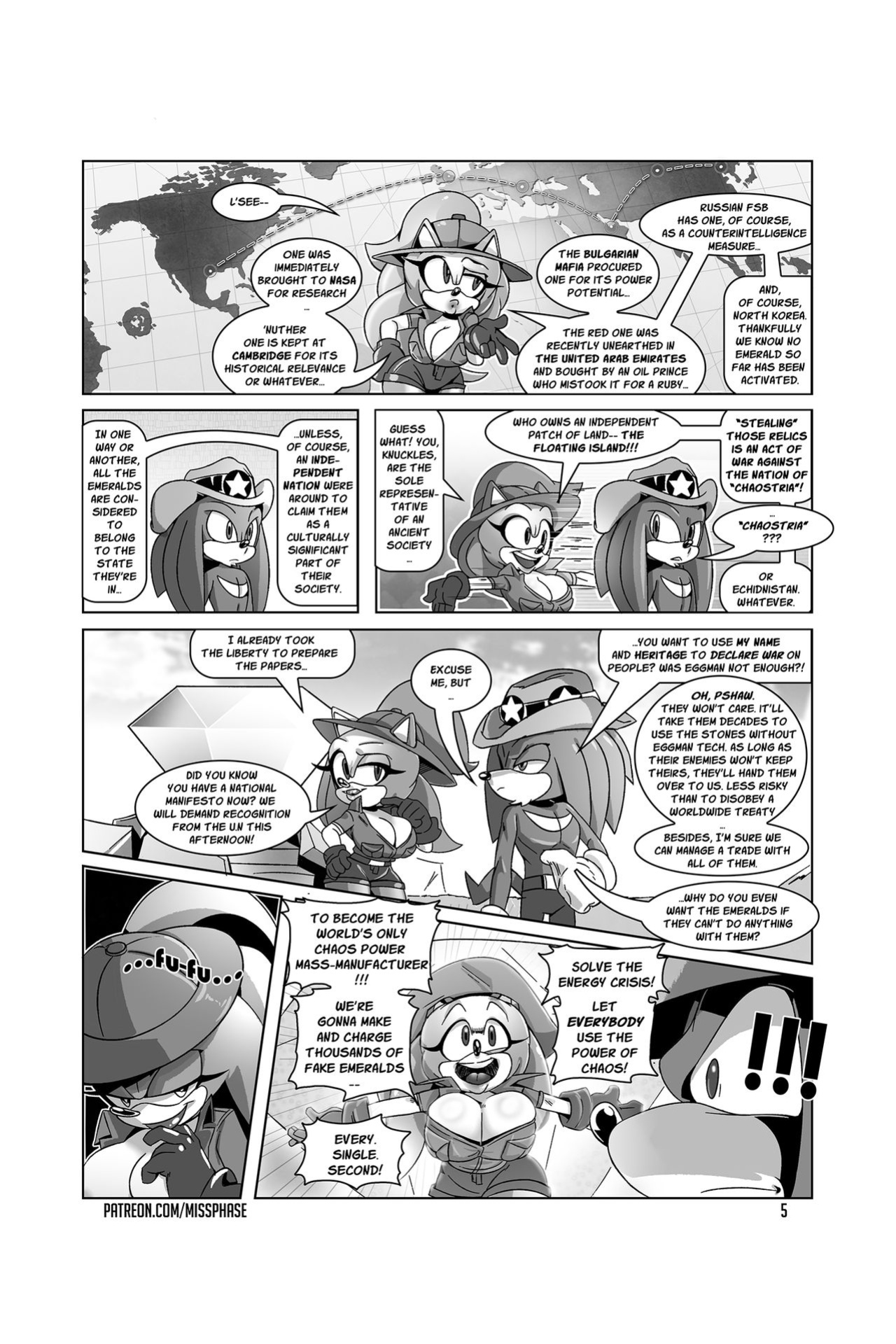 [Miss Phase] Chief Operative Whore #1-5 (Sonic The Hedgehog)