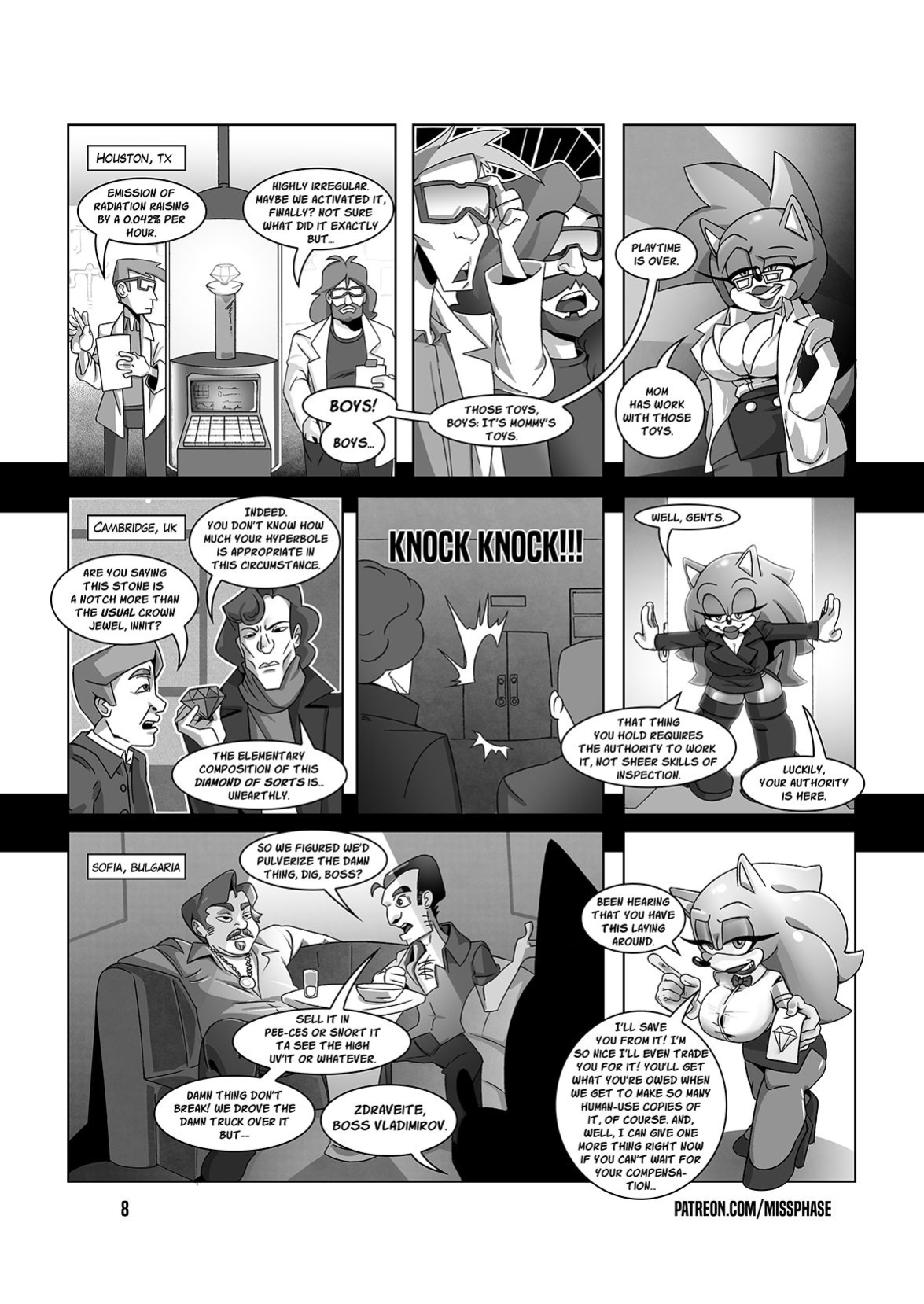 [Miss Phase] Chief Operative Whore #1-5 (Sonic The Hedgehog)