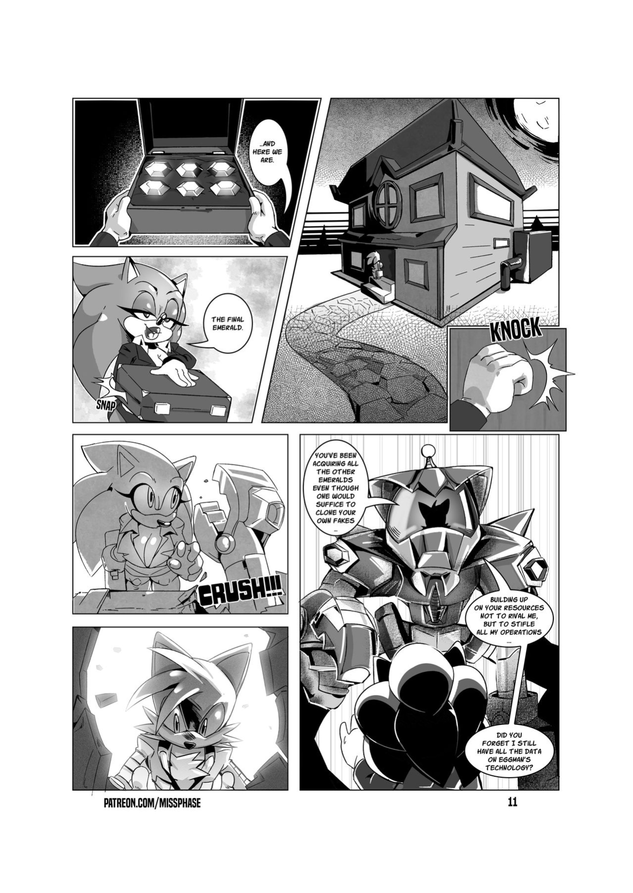 [Miss Phase] Chief Operative Whore #1-5 (Sonic The Hedgehog)