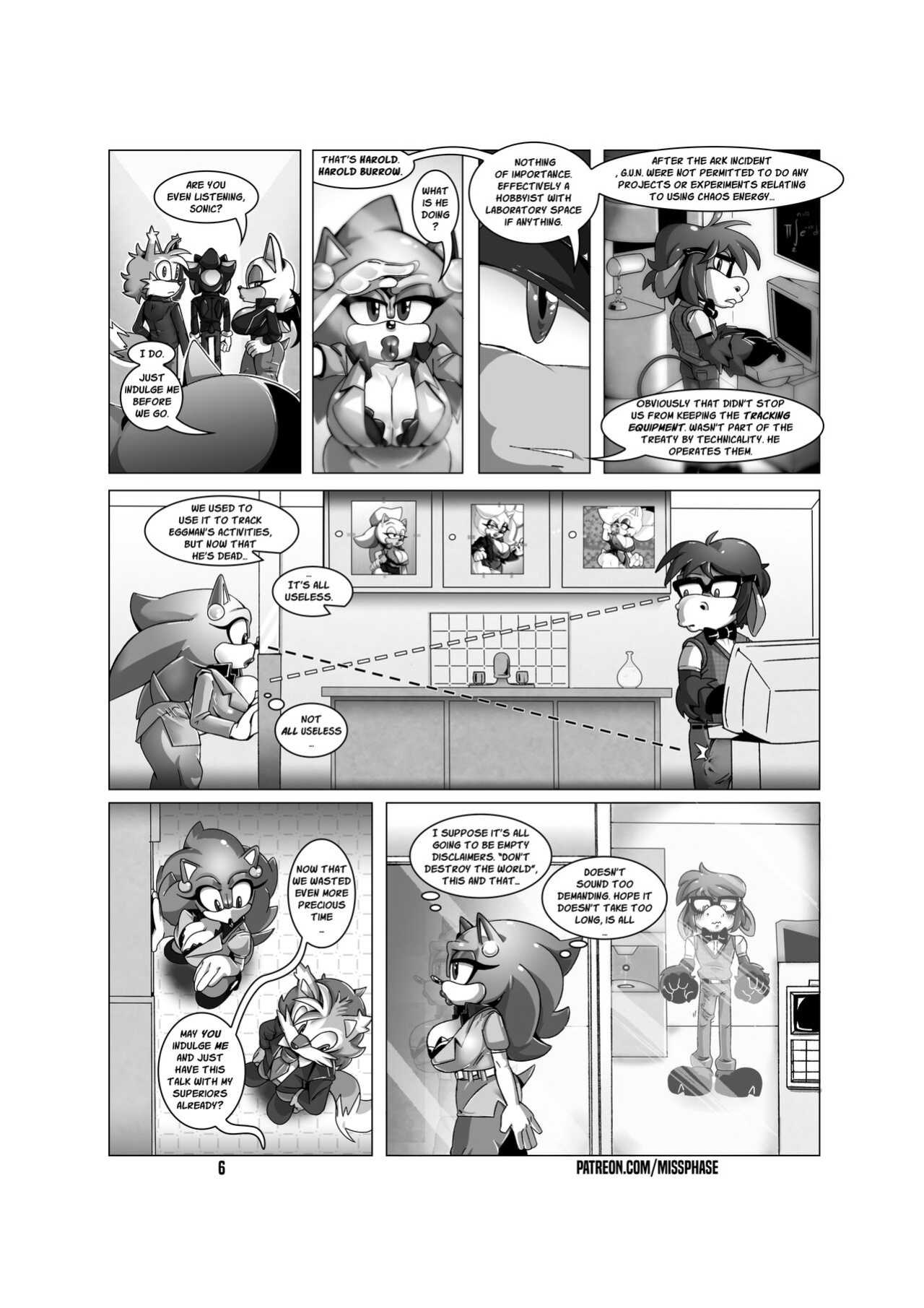 [Miss Phase] Chief Operative Whore #1-5 (Sonic The Hedgehog)