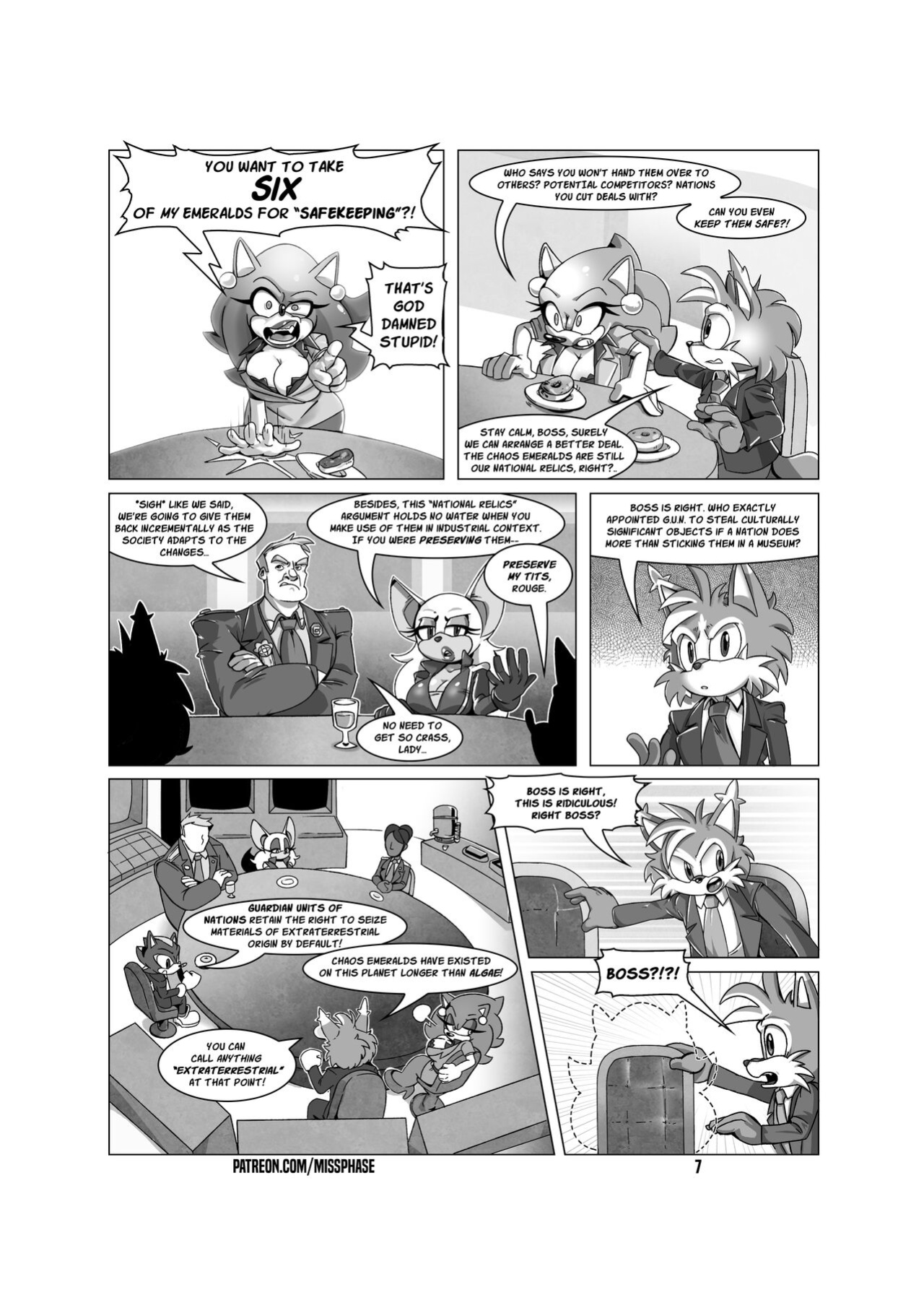 [Miss Phase] Chief Operative Whore #1-5 (Sonic The Hedgehog)