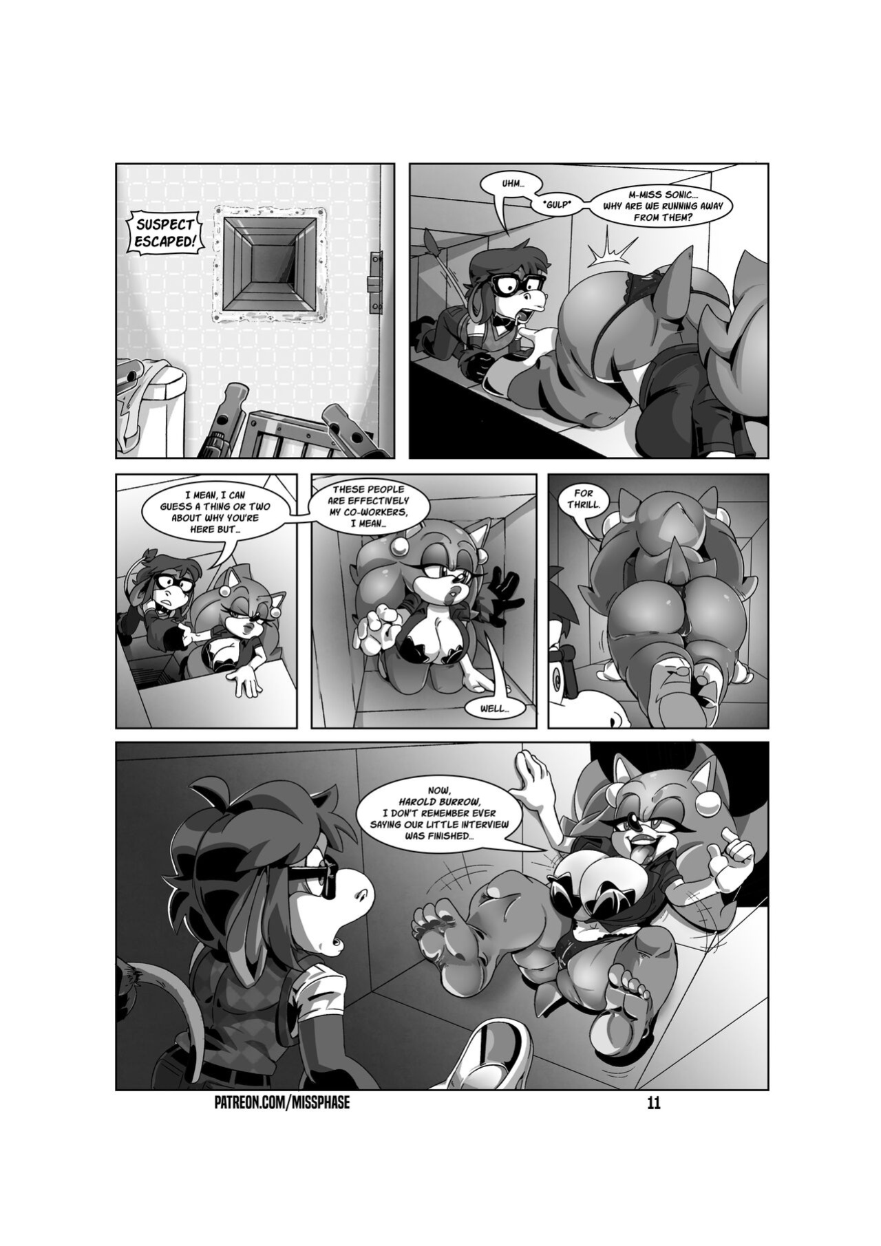[Miss Phase] Chief Operative Whore #1-5 (Sonic The Hedgehog)