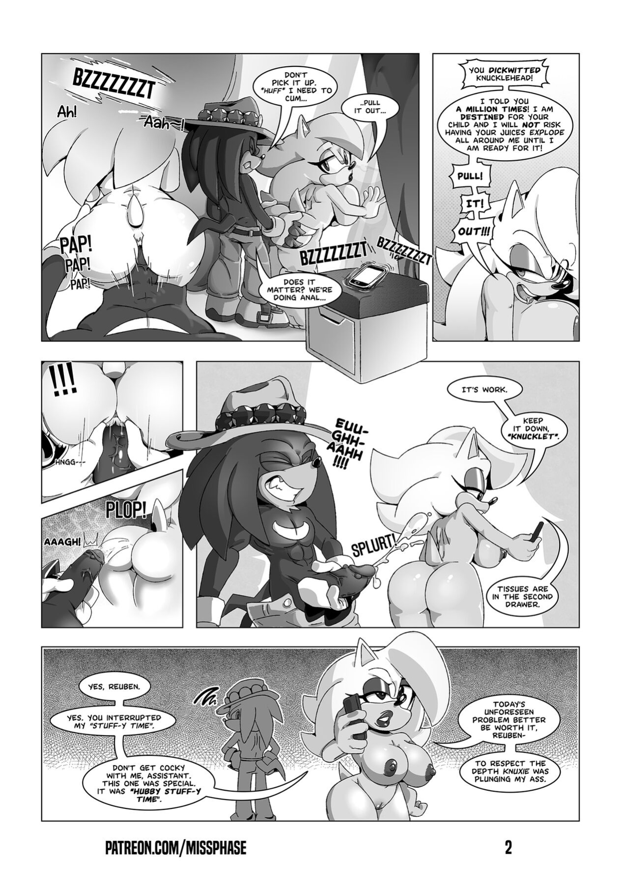 [Miss Phase] Chief Operative Whore #1-5 (Sonic The Hedgehog)