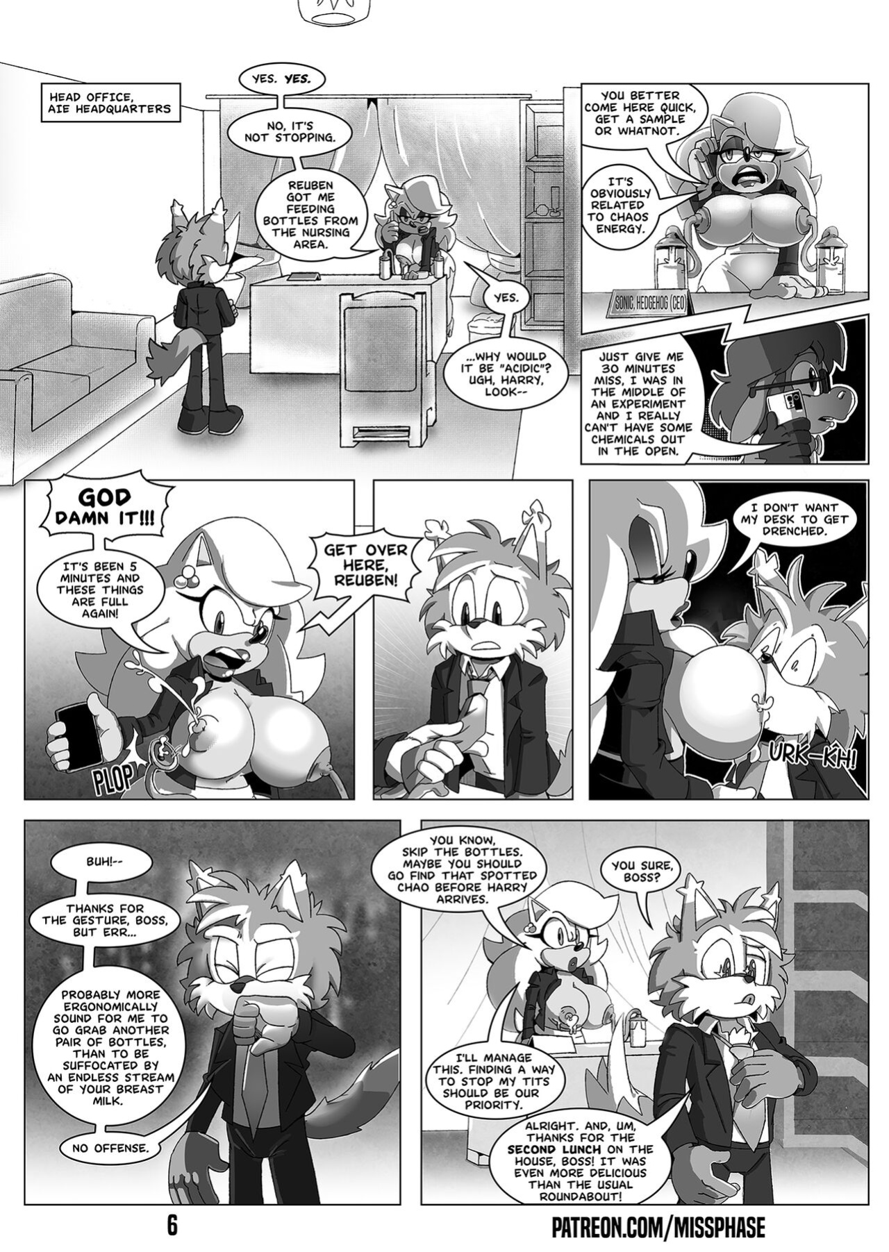 [Miss Phase] Chief Operative Whore #1-5 (Sonic The Hedgehog)