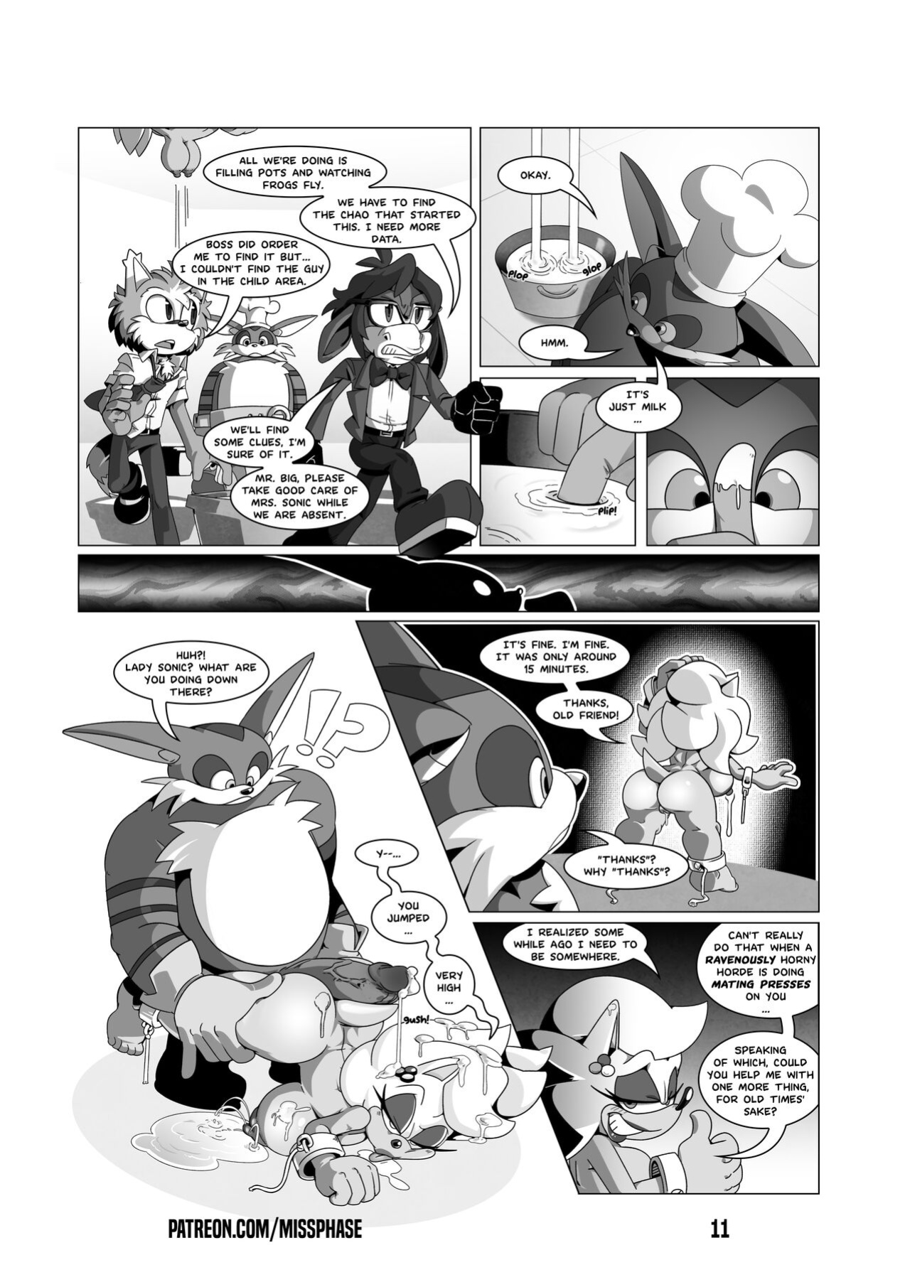 [Miss Phase] Chief Operative Whore #1-5 (Sonic The Hedgehog)