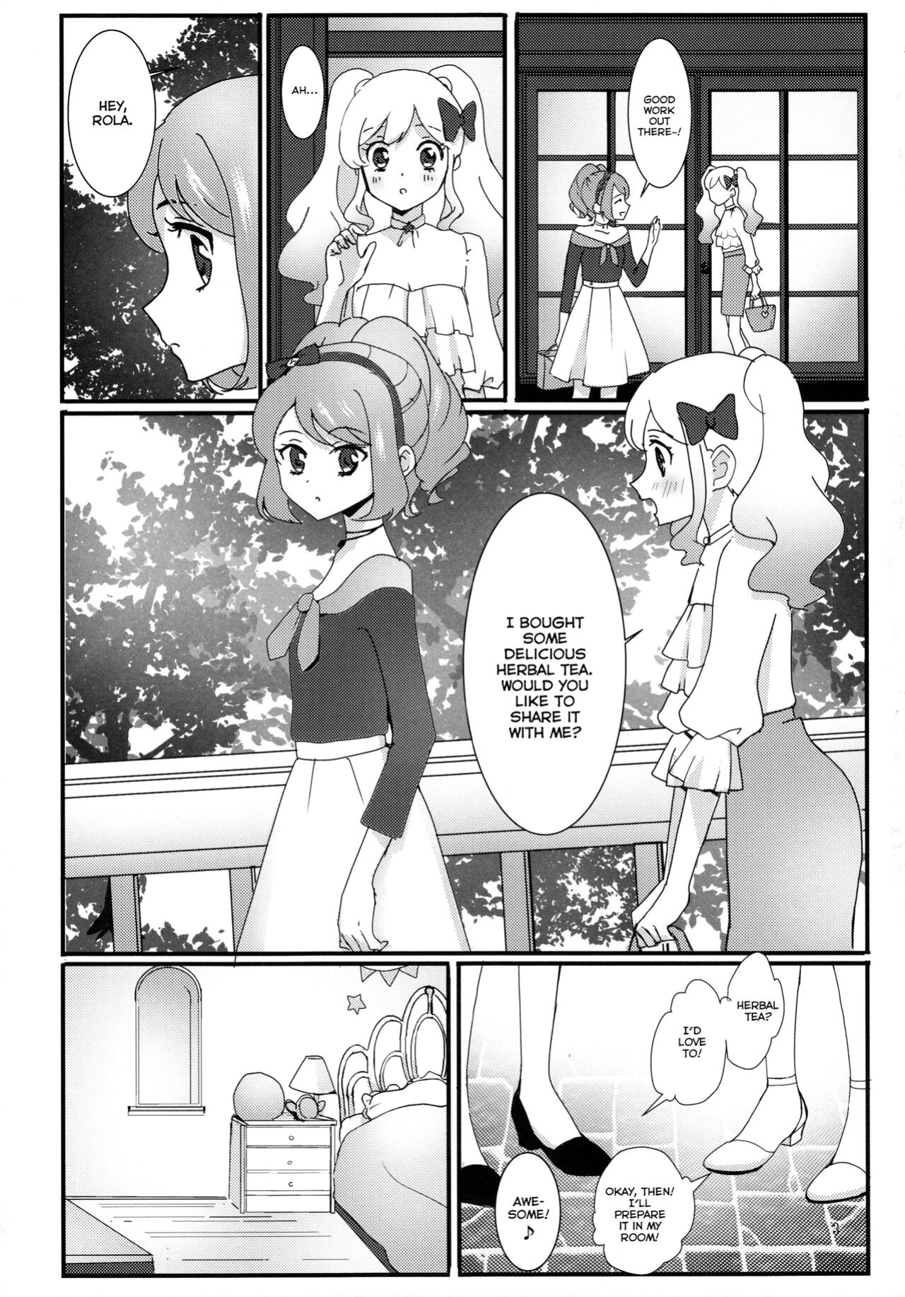 (Geinoujin wa Card ga Inochi! 13) [Furanki (NOTO)] Anata ga Dress o Matottara | When you put on the dress (Aikatsu Stars!) [Lazy Lily]