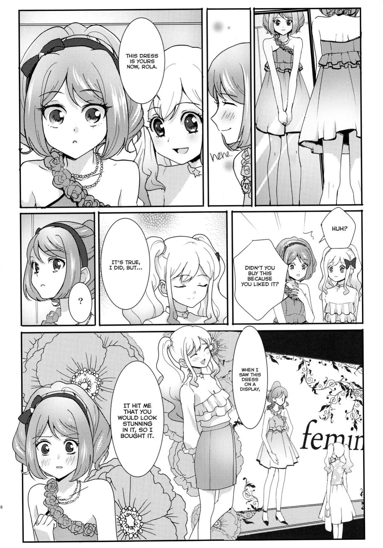 (Geinoujin wa Card ga Inochi! 13) [Furanki (NOTO)] Anata ga Dress o Matottara | When you put on the dress (Aikatsu Stars!) [Lazy Lily]