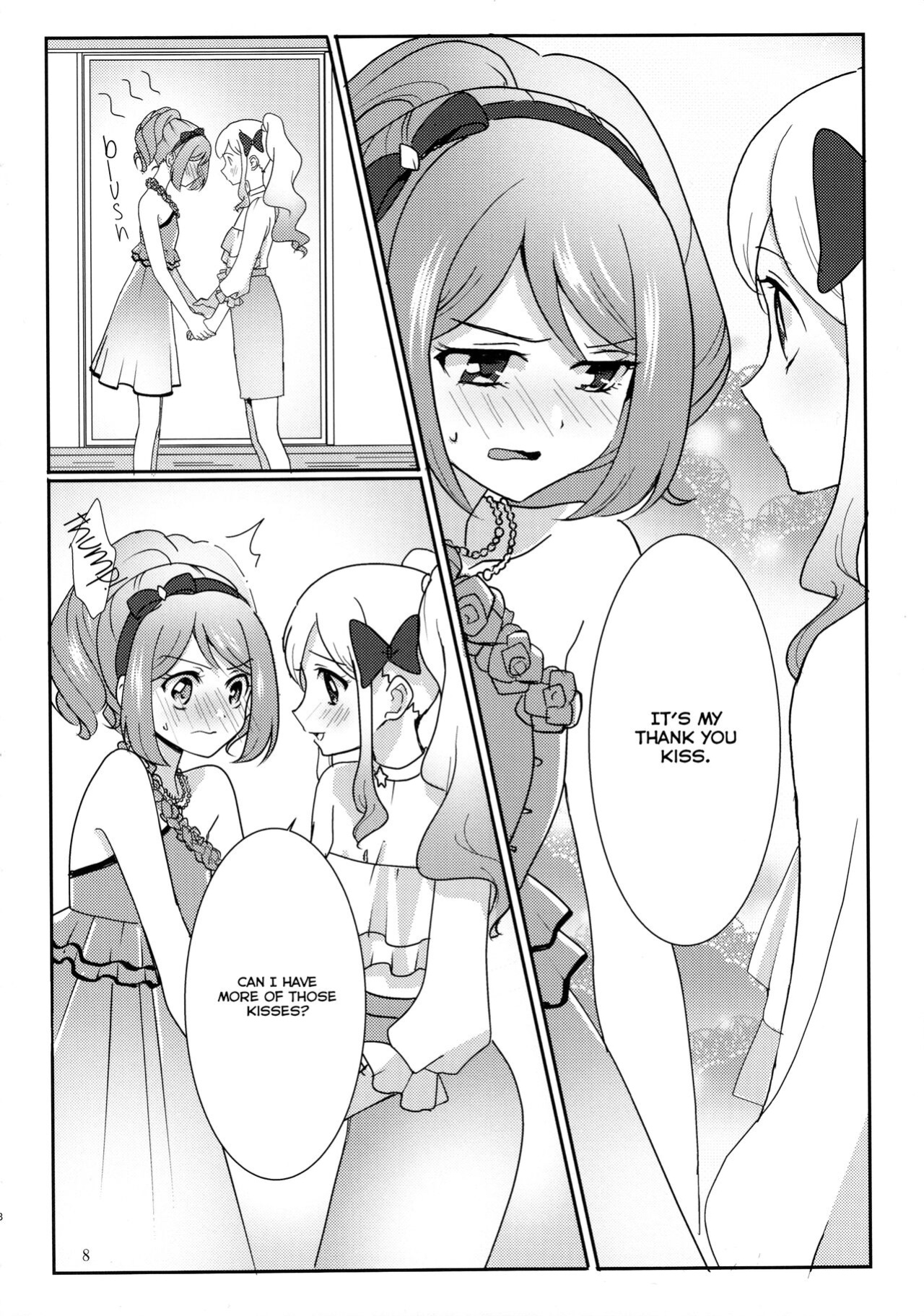 (Geinoujin wa Card ga Inochi! 13) [Furanki (NOTO)] Anata ga Dress o Matottara | When you put on the dress (Aikatsu Stars!) [Lazy Lily]