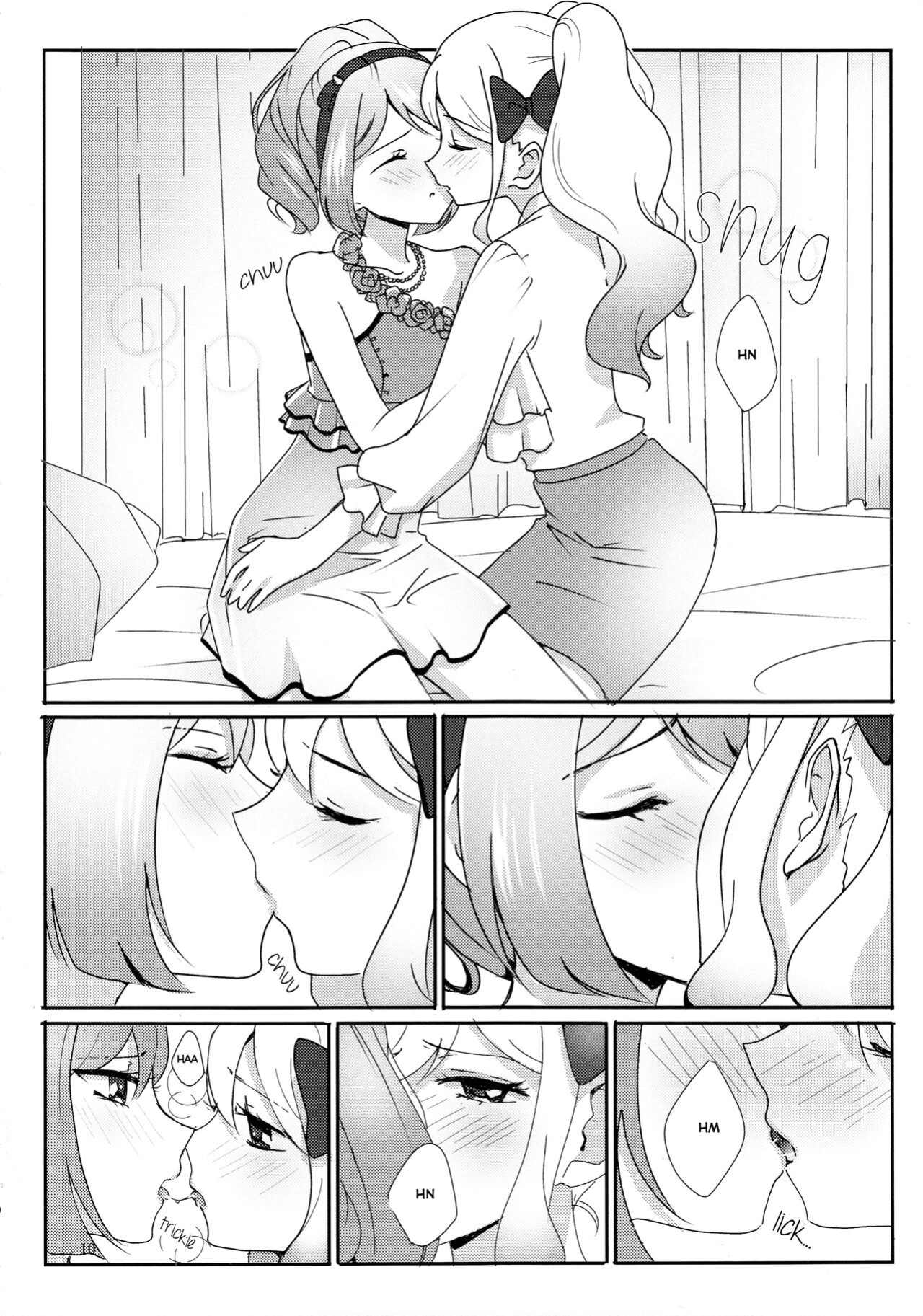 (Geinoujin wa Card ga Inochi! 13) [Furanki (NOTO)] Anata ga Dress o Matottara | When you put on the dress (Aikatsu Stars!) [Lazy Lily]