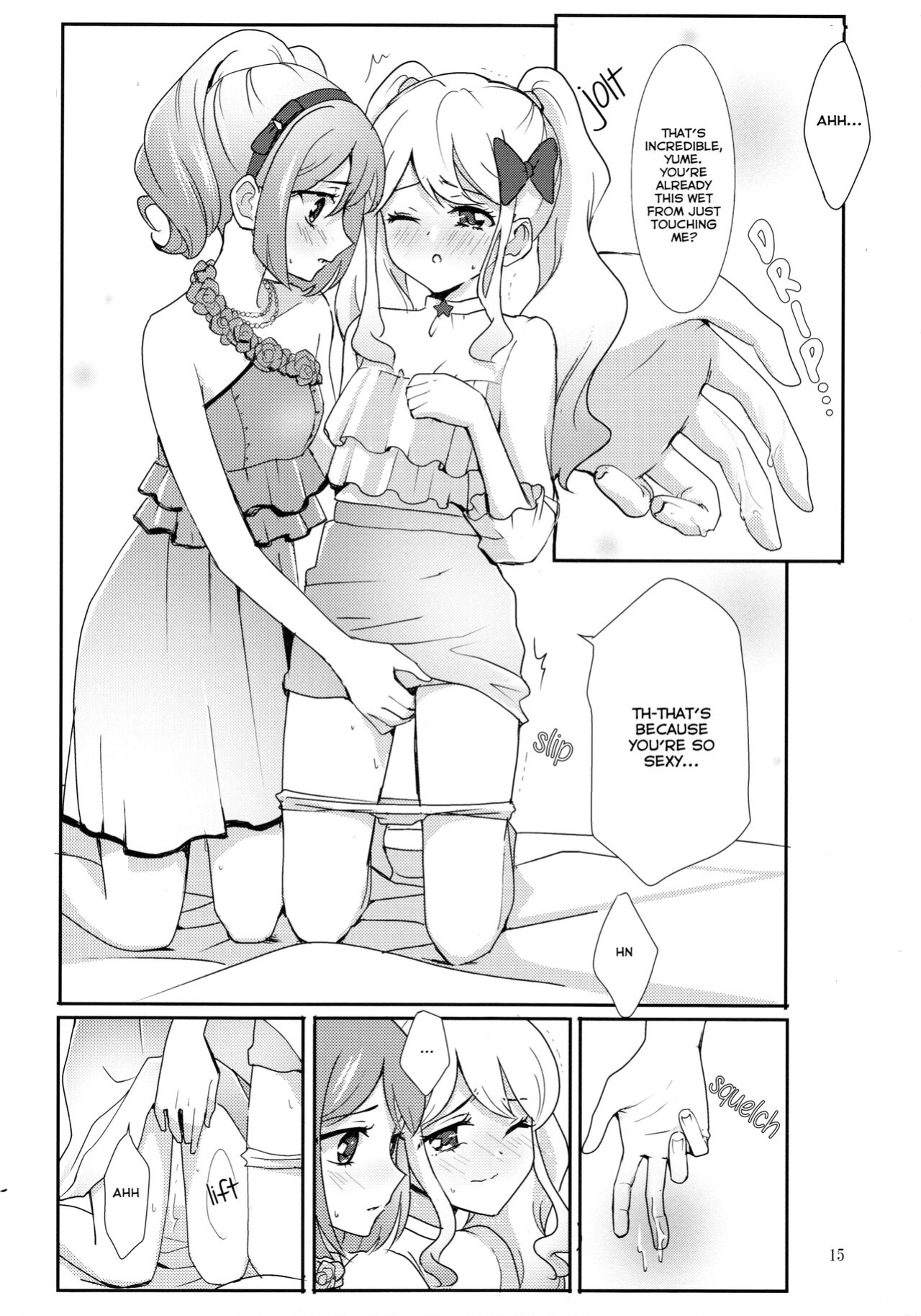 (Geinoujin wa Card ga Inochi! 13) [Furanki (NOTO)] Anata ga Dress o Matottara | When you put on the dress (Aikatsu Stars!) [Lazy Lily]