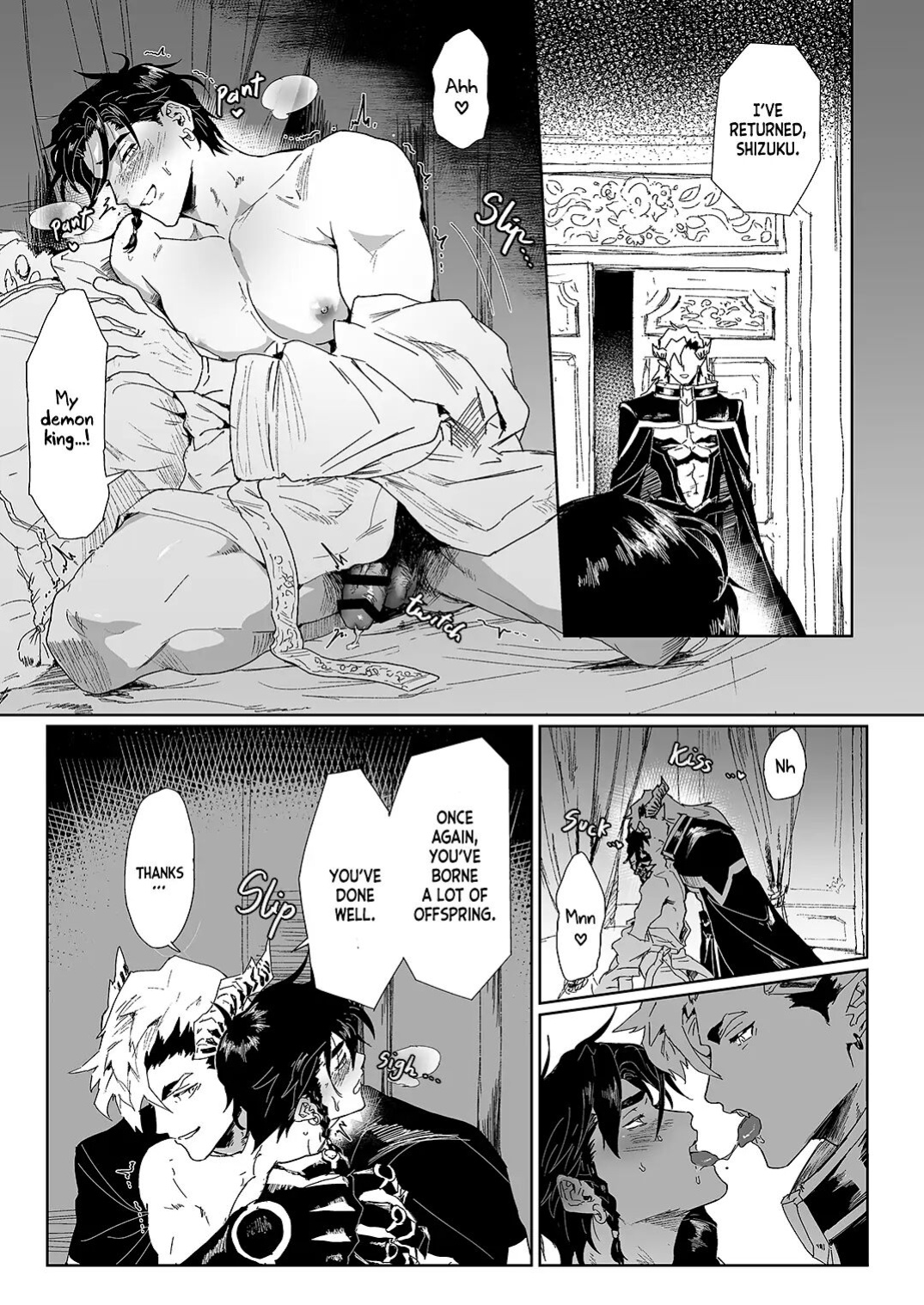 [Pacoz (Kamoshika Ryo, Kantama)] Yuusha-san wa Maou-sama no Ko o Haramitai | The Hero Wants to Have the Demon King's Offspring