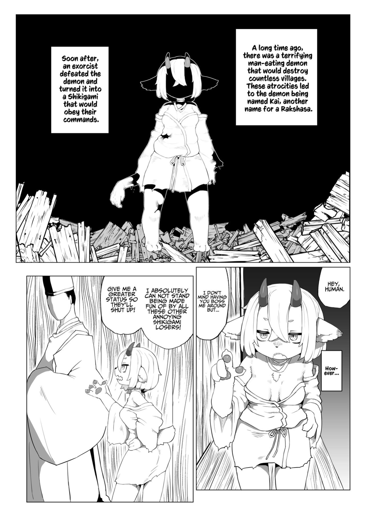 [TenYati] Kutta Bun Ume! Hitokui Oni-chan | Give Birth To That Which You Eat! Man-eating Ogress! [ジゲッチ]