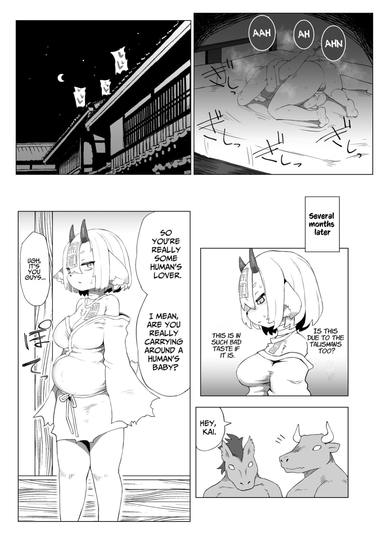 [TenYati] Kutta Bun Ume! Hitokui Oni-chan | Give Birth To That Which You Eat! Man-eating Ogress! [ジゲッチ]