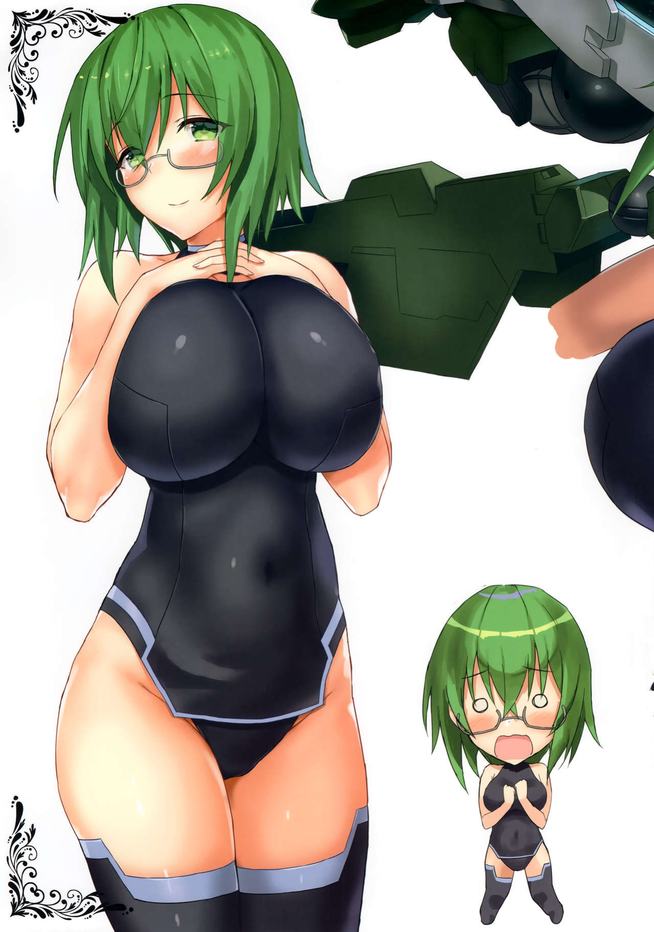 (C96) [Shibayukiya (Shibayuki)] Megane Kyonyuu ga Suki! | Love Girls with Glasses and Huge Breasts! (To LOVE-Ru, IS <Infinite Stratos>, Queen's Blade) [animefan71109]